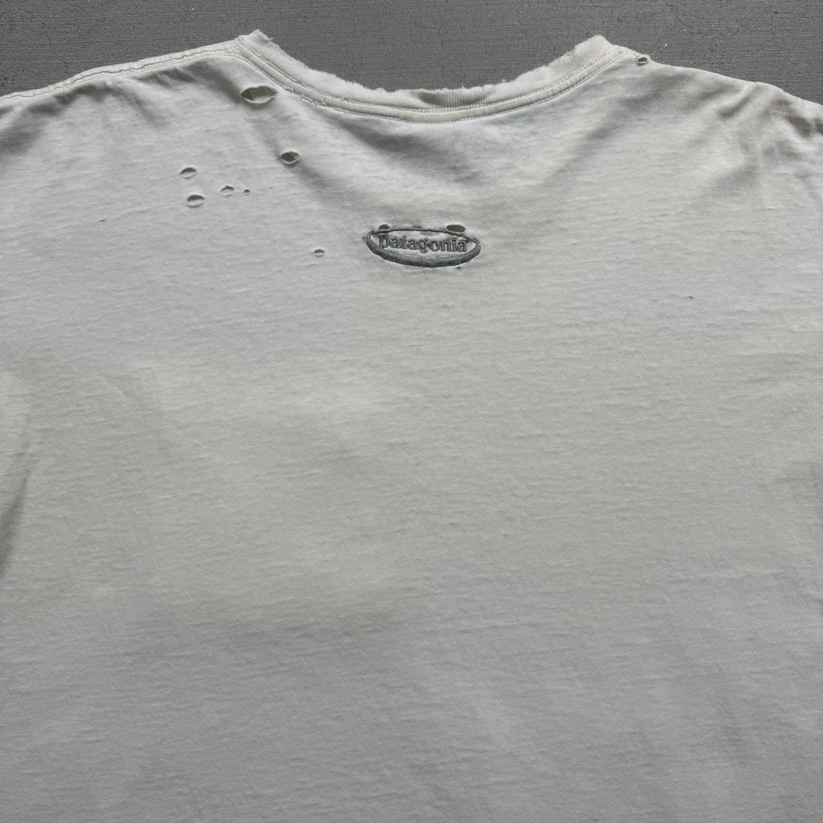 Vintage 90s Patagonia Distressed Shirt with Front Pocket Size XL Made USA