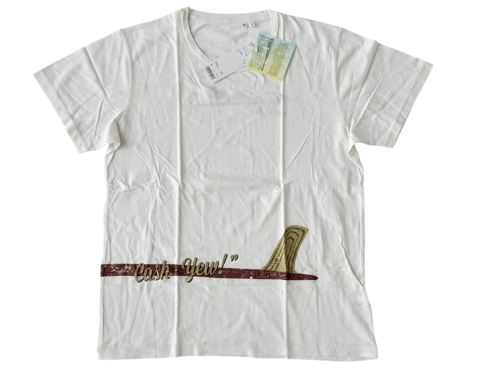 Wellen surf x UNIQLO NWT T-Shirt Size L White Japan
