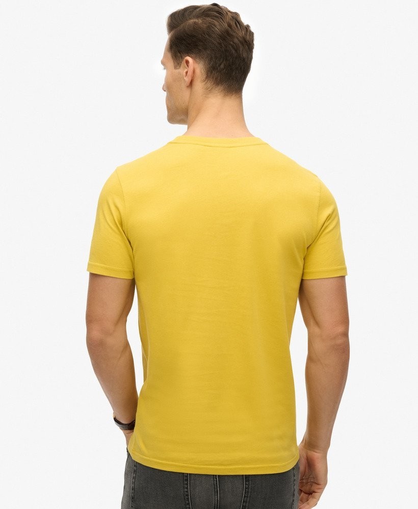 Superdry Mens Vintage Logo Tokyo T-Shirt Size Small Yellow