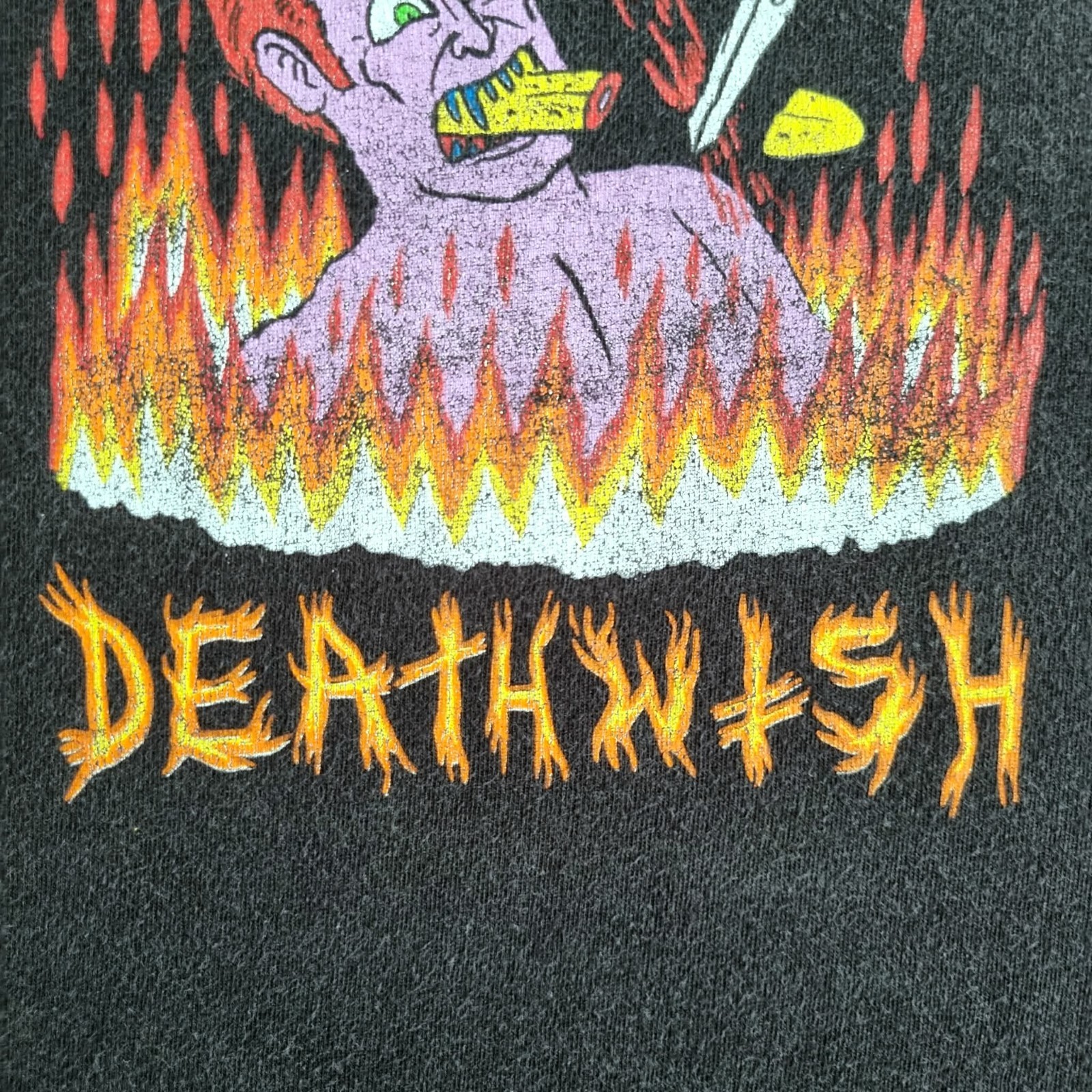 Vintage DEATHWISH Skateboards Shirt XXL Baker Boys Shake Junt Skate Birdhouse
