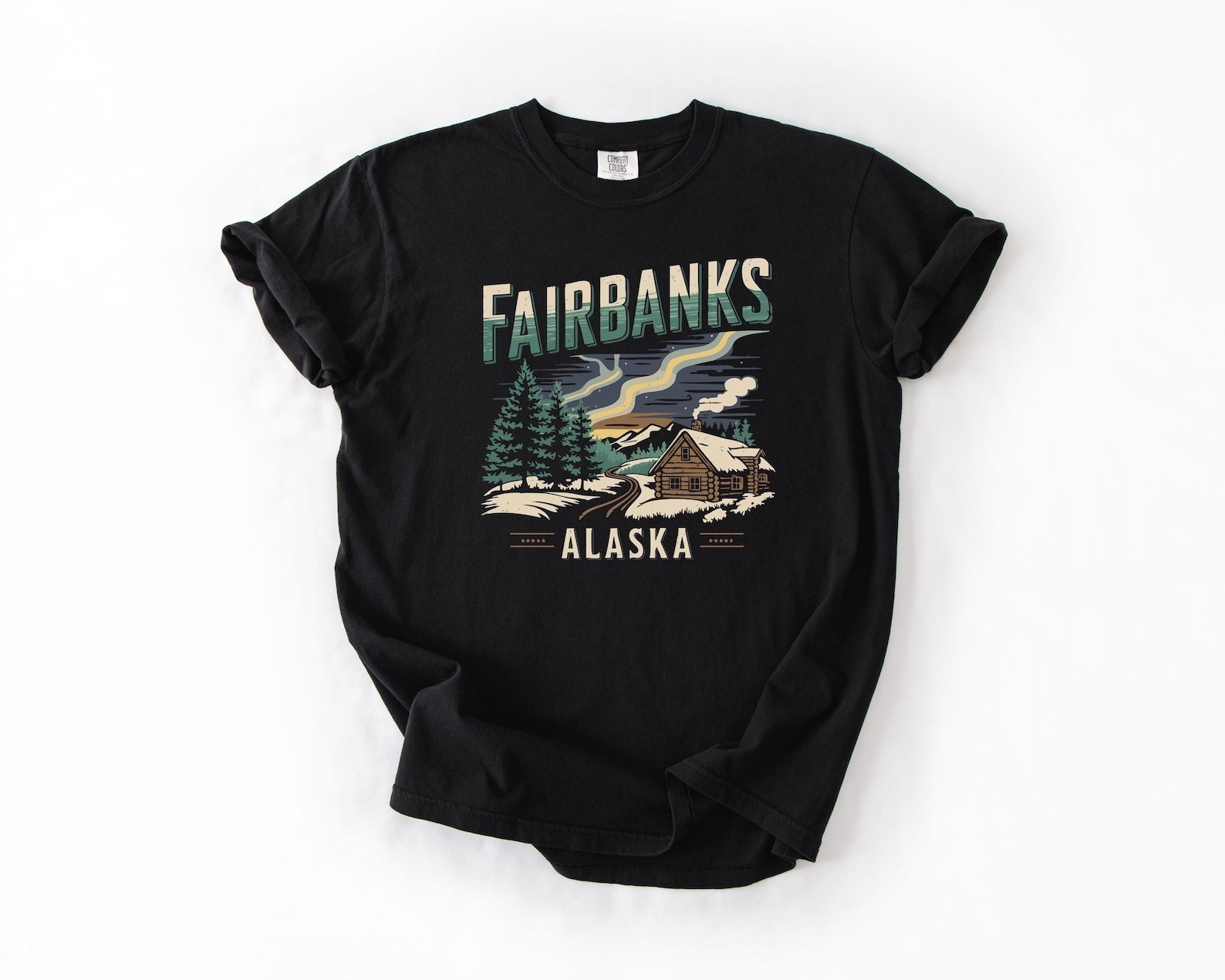 Old Schools Fairbanks Alaska Shirt Travel Gift Alaska Trip Lover Tee