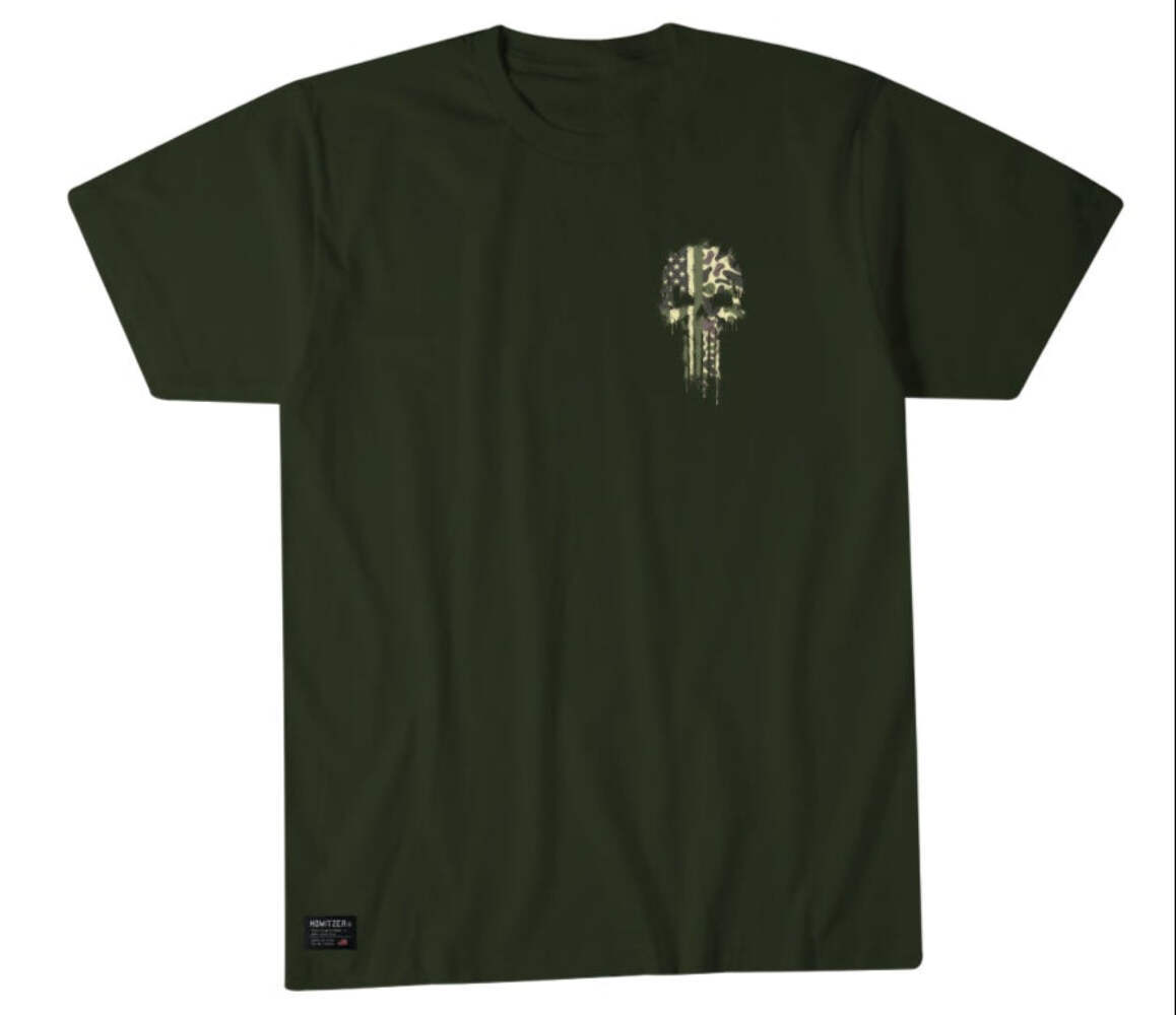 Howitzer Style Men&rsquo;s T-shirt Don&rsquo;t Tread Skull Military Grunt MFG