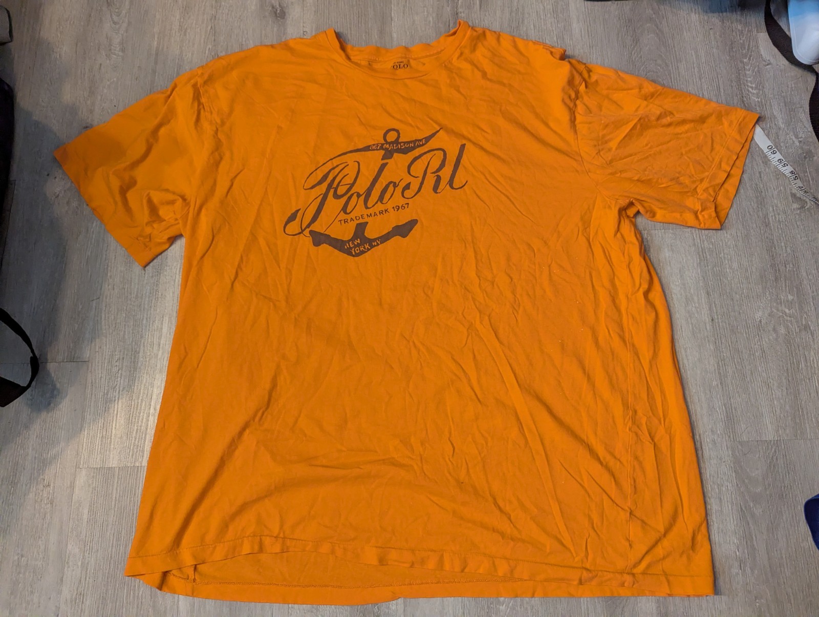 Polo Ralph Lauren Short Sleeve T Shirt Orange Mens 3XLT Tall