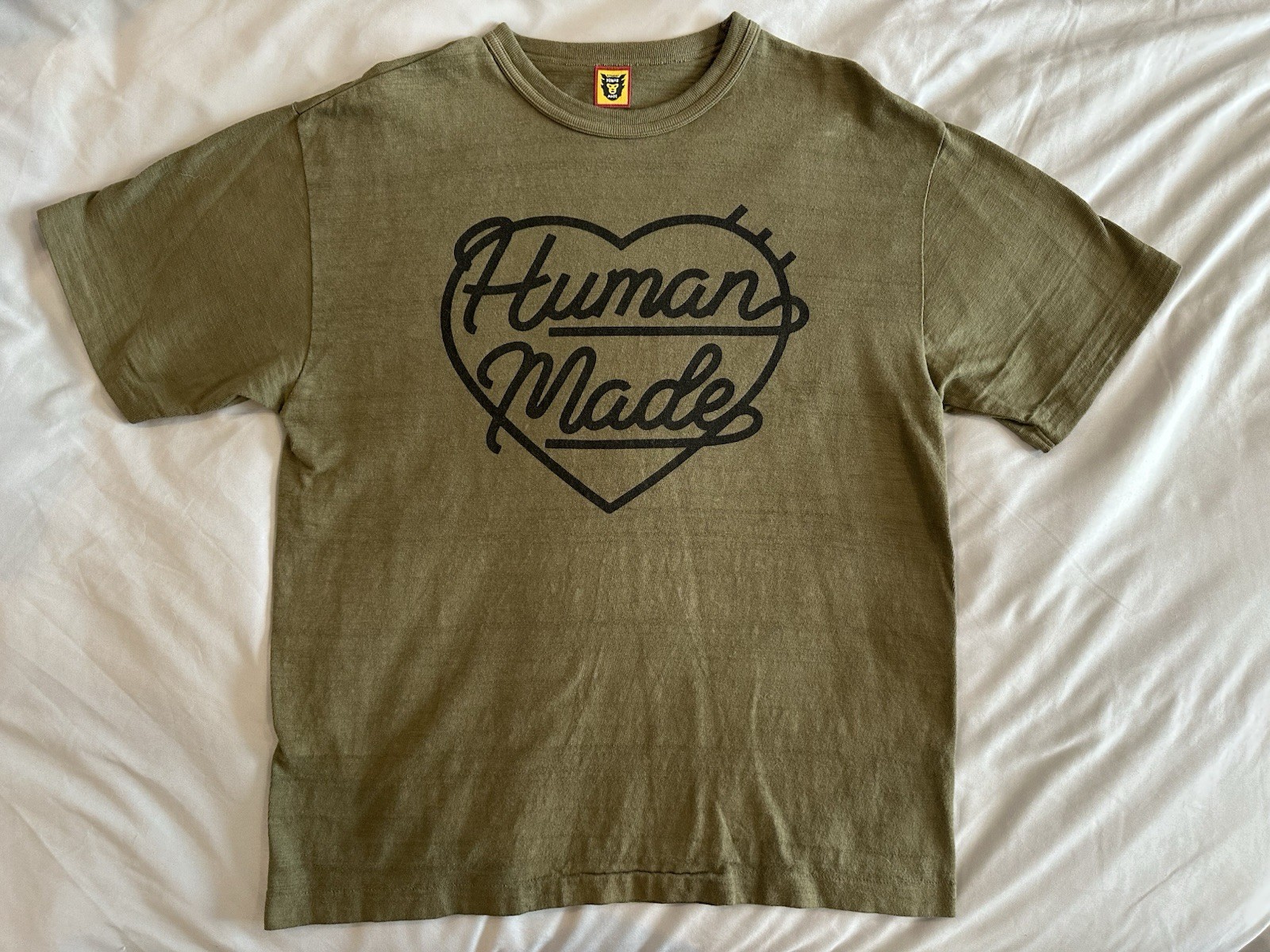 Human Made Black Heart Logo T-Shirt (Asian Large)