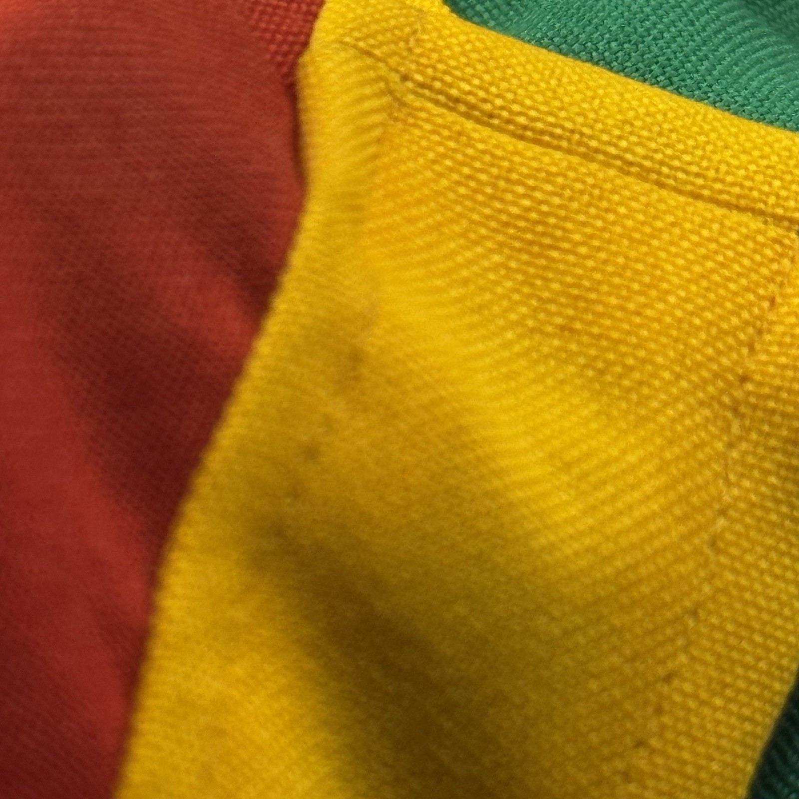 Vintage Jamaica Red Stripe Beer Rasta Reggae Drawstring Festival Bag -530
