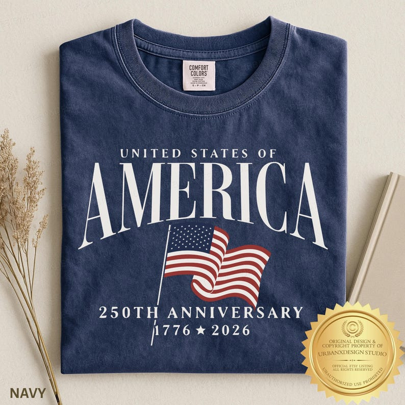 America&rsquo;s Semiquincentennial Shirt, USA 250th Anniversary T-Shirt