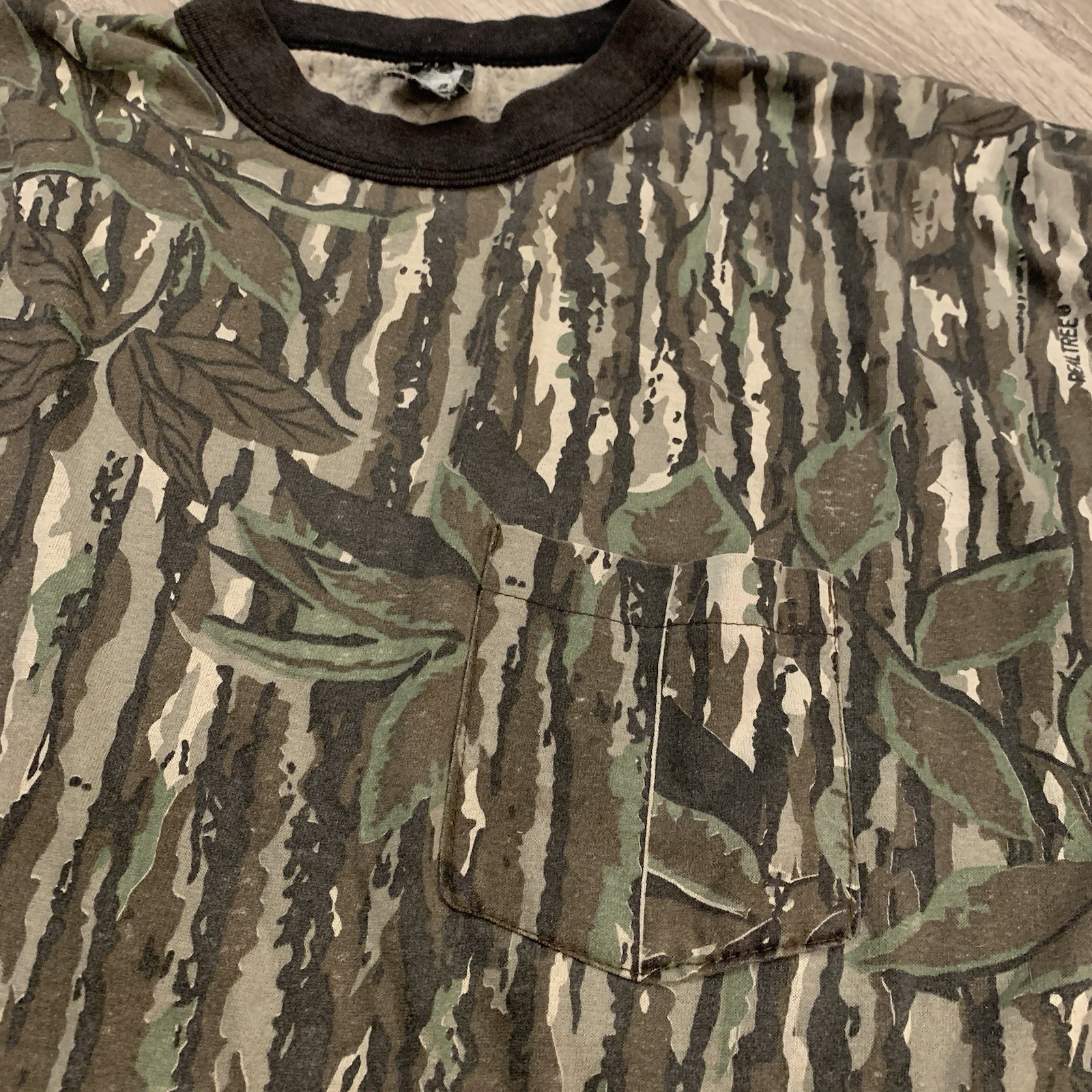 VINTAGE 90’s Realtree Shirt Adult Large Camo Single Stitch Grunge Ace Sportswear