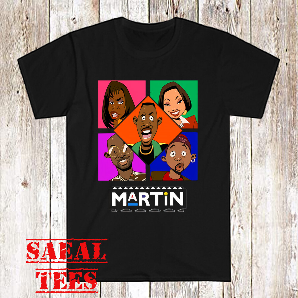Martin TV Show Men&rsquo;s Black T-Shirt Size S-5XL