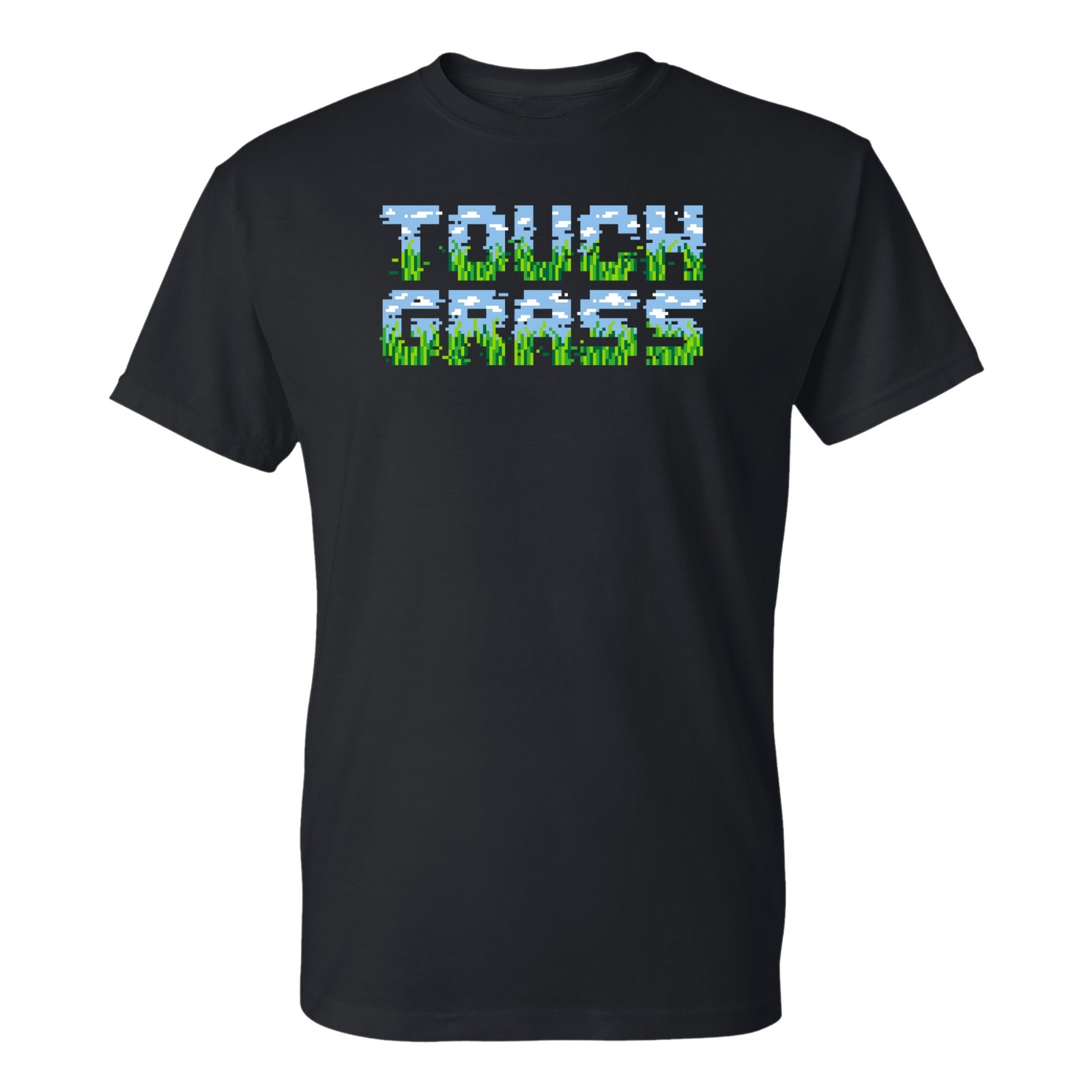 UGP Campus Apparel Touch Grass – Video Game Nerd T-Shirt