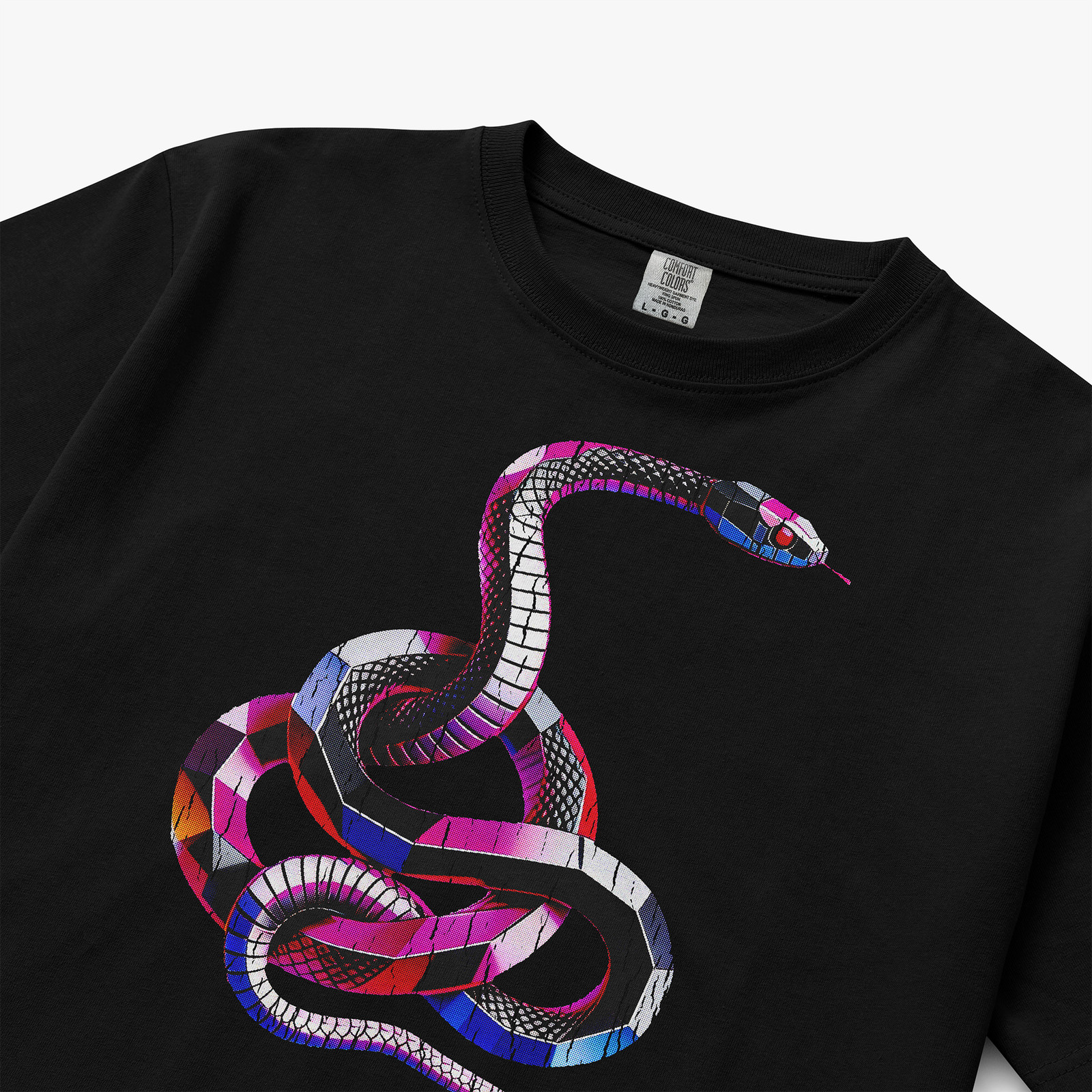 Prism Serpent Tee – Comfort Colors C1717 – Adult Heavyweight Short Sleeve
