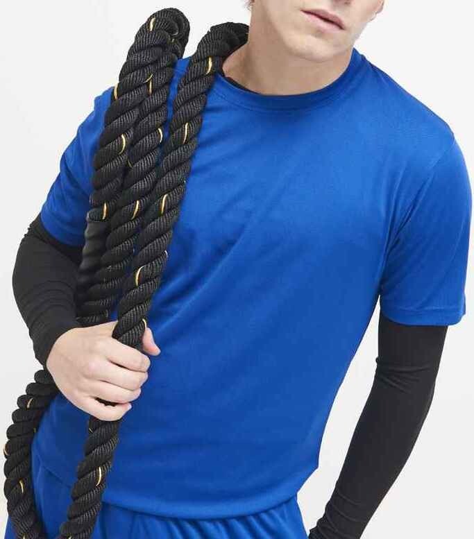Polyester Breathable Wicking Tshirt Mens Plain Athletic Sports Tee T-Shirt S-5XL