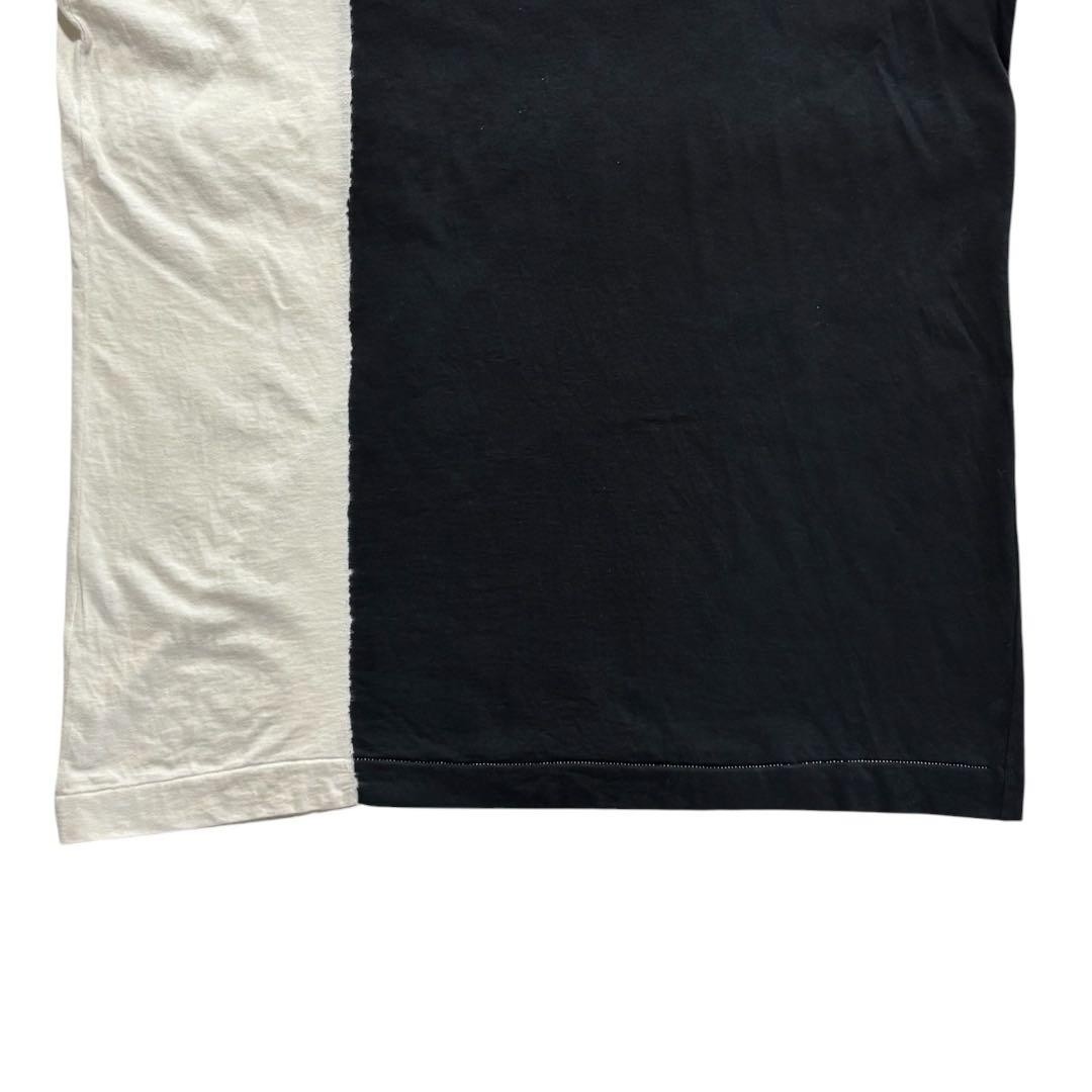 ISSEY MIYAKE 03SS Bicolor Panel Short Sleeve T-Shirt Black White M F/S
