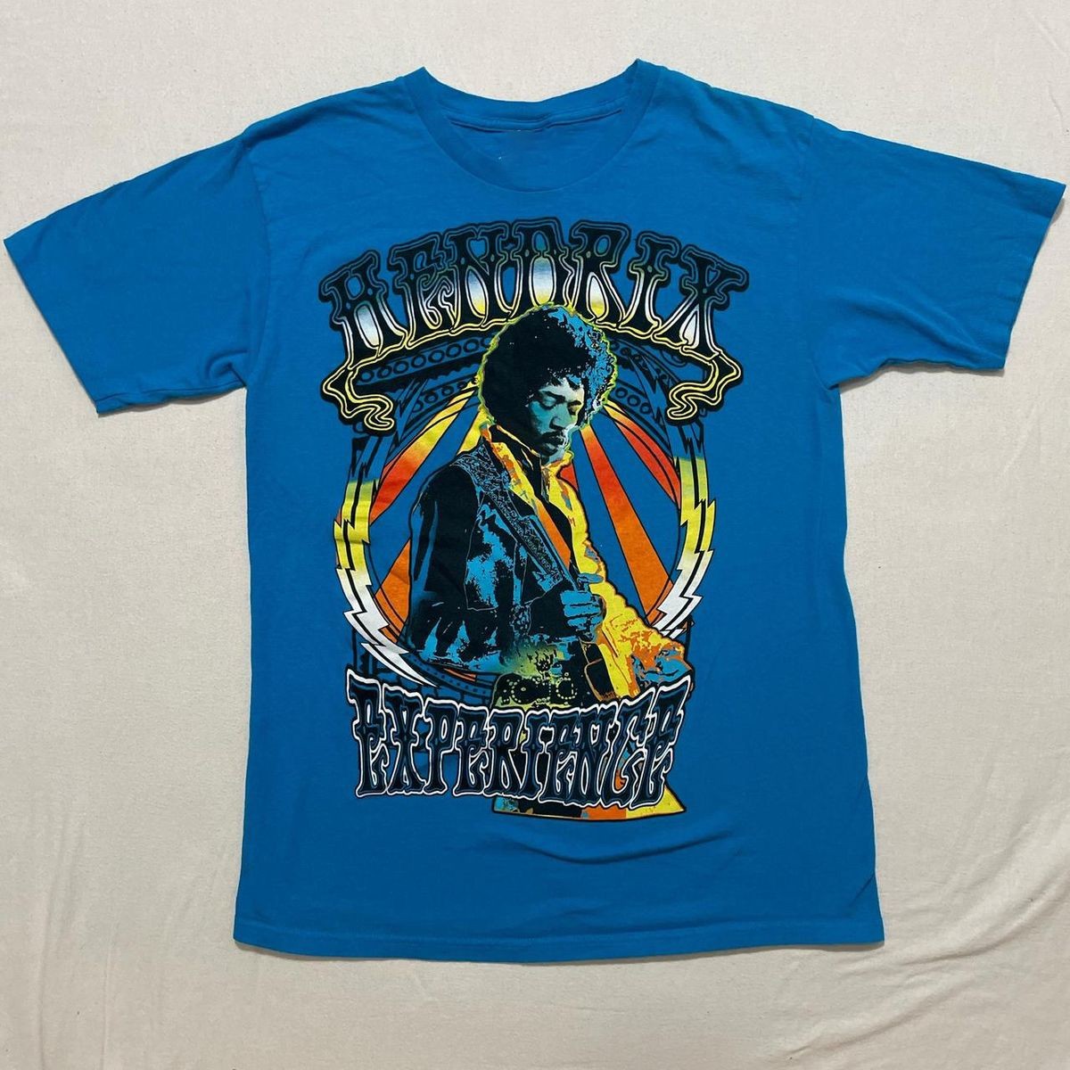 blue vintage jimi hendrix authentic t shirt 2012 UR210