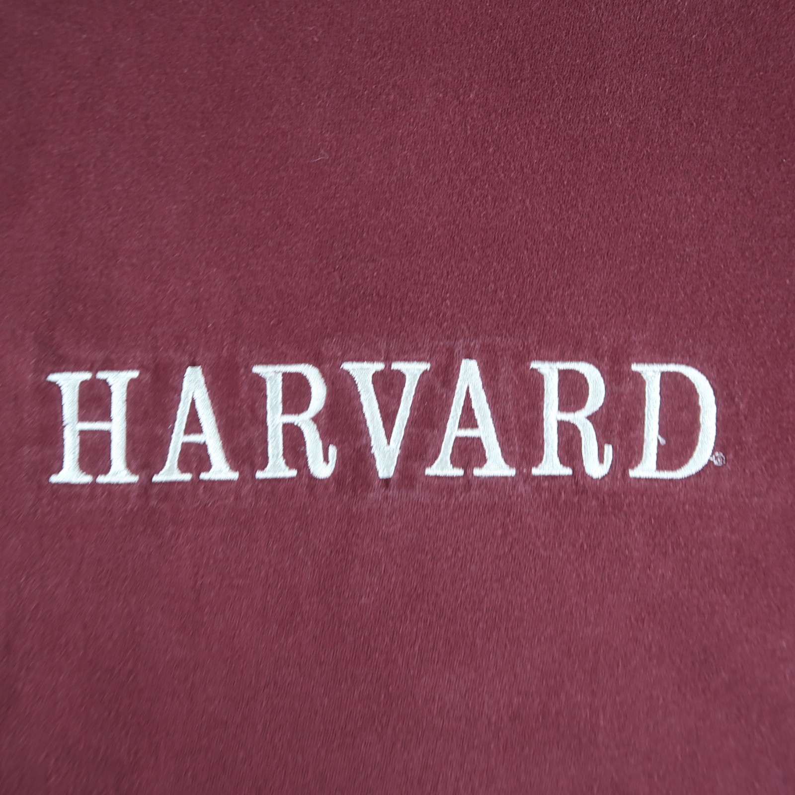 Champion Harvard Collegiate L Large Embroidered Burgundy T-Shirt University