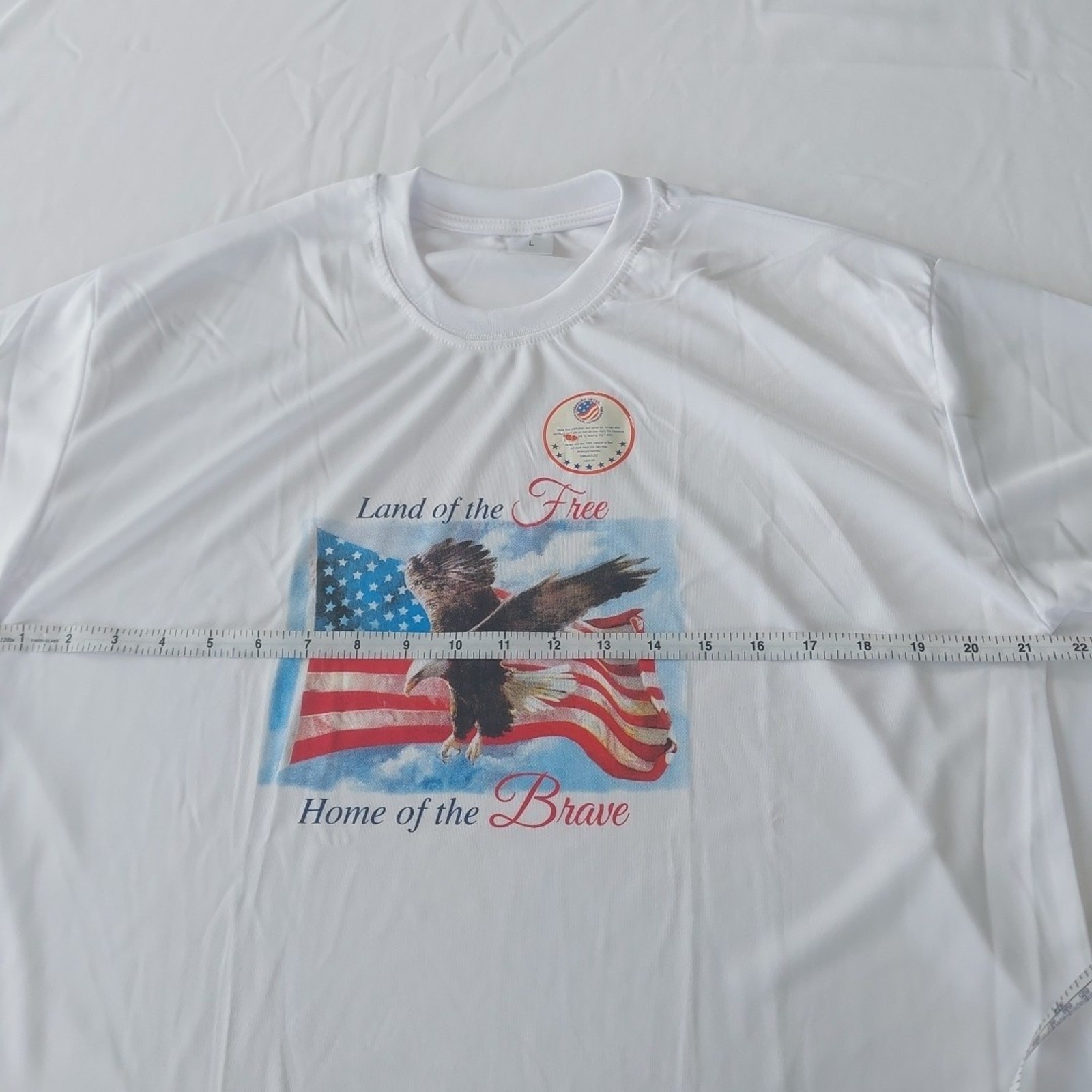 Land Of The FREE, Home Of The Brave T Shirt, SZ Large