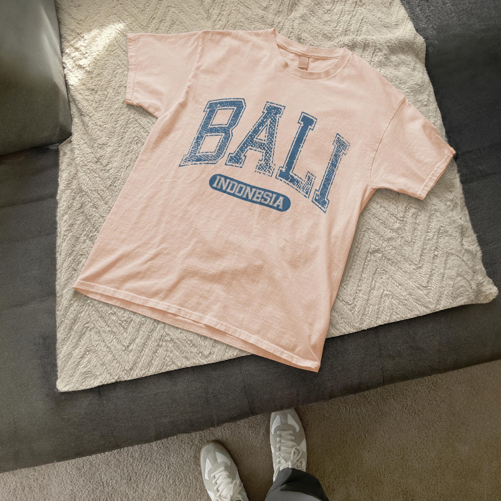 Bali Indonesia Classic Varsity Style T-Shirt SummerVintage Retro Tee
