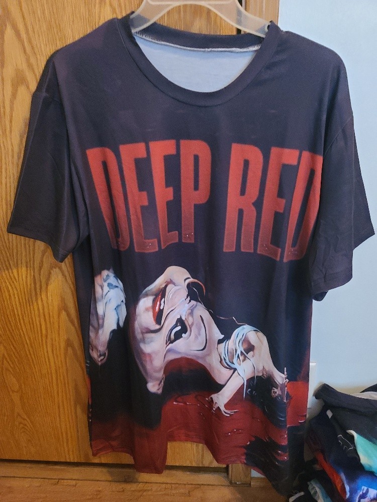 Deep Red Two-Sided T-Shirt