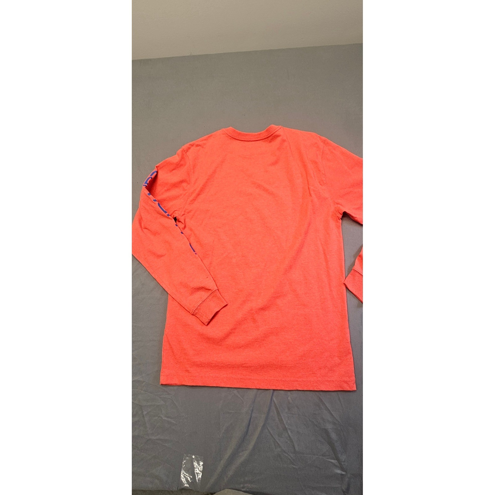 Carhartt Mens K231 Loose Fit Long Sleeve Graphic T-Shirt Orange Small TK0231-M