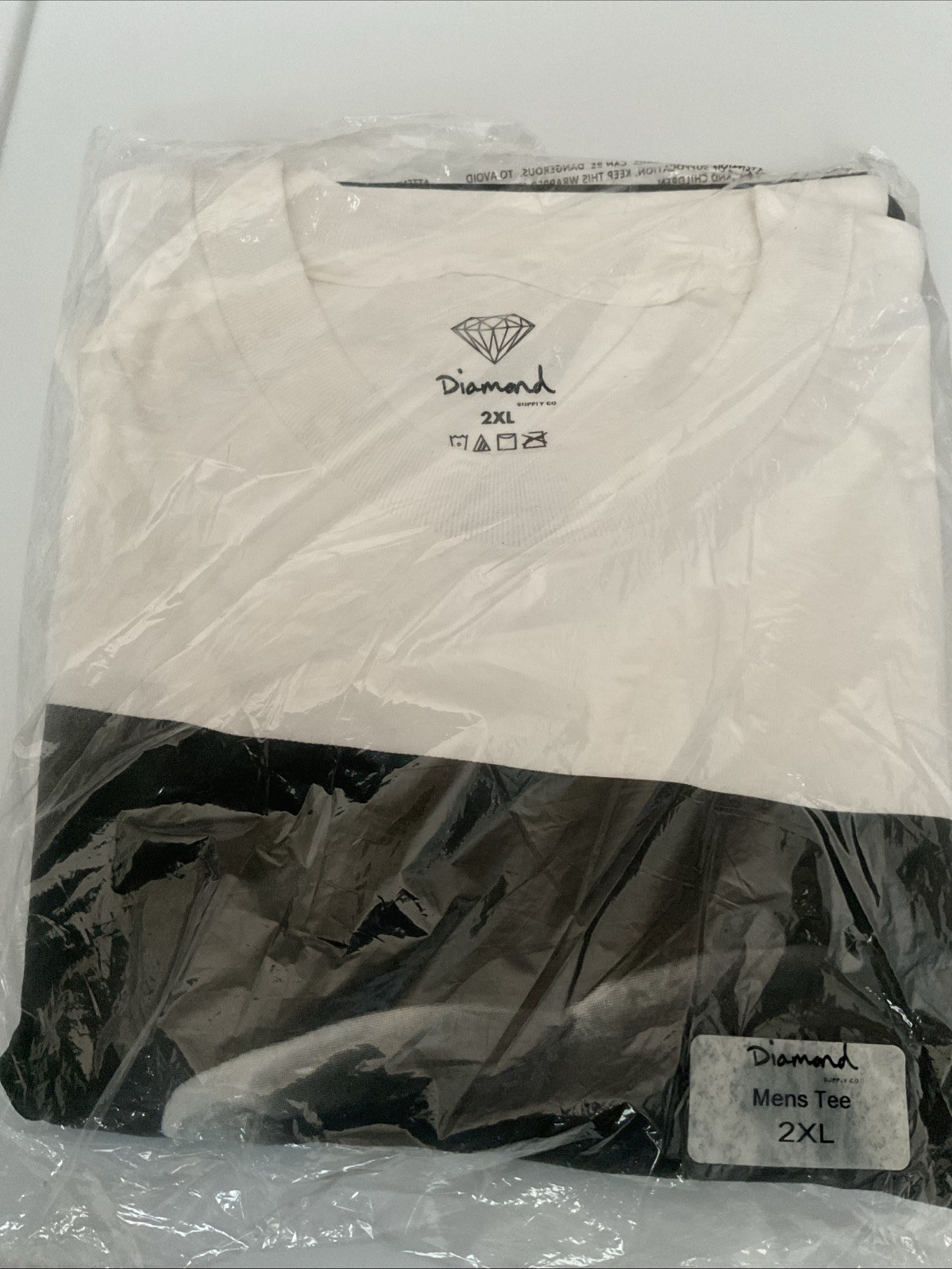 Diamond Supply Co 2XL White Deadstock New In Bag