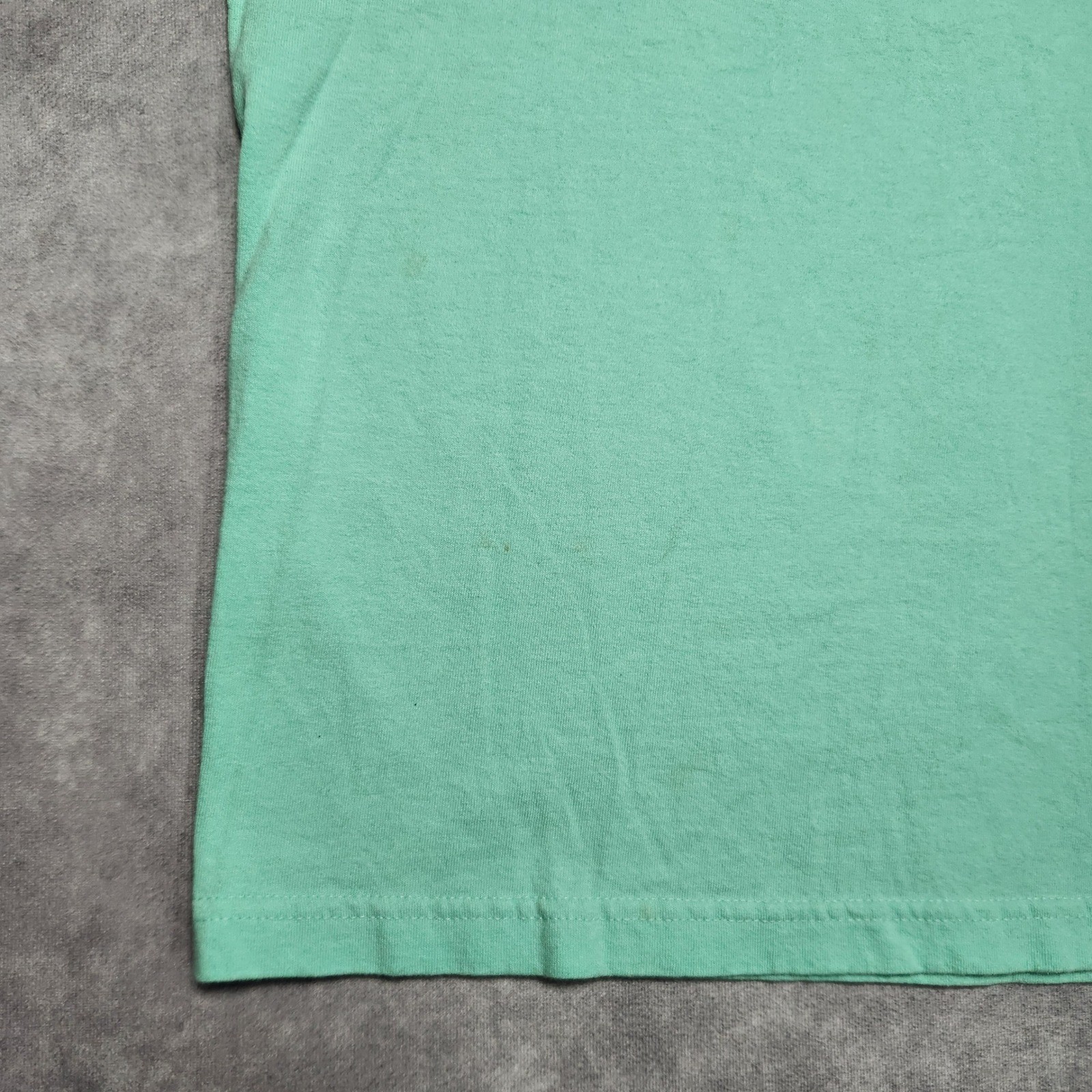 VTG Deathwish Skateboard League T-Shirt Mens Large Green Skeleton DWSL Skate Tee