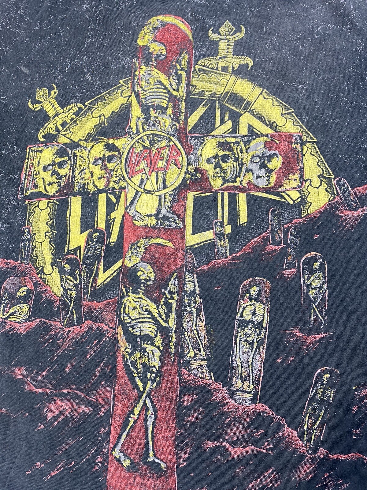 Vintage Brokum Slayer Seasons In The Abyss AOP Band Tee