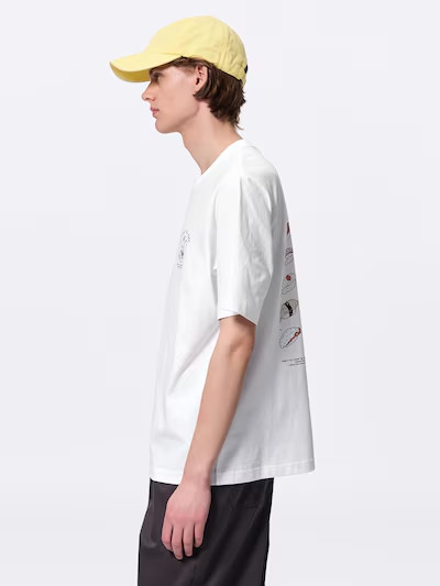 GU Graphic T-Shirt OMIYAGE Yunosuke + X Tee Japan Limited NEW Osushi Sushi New