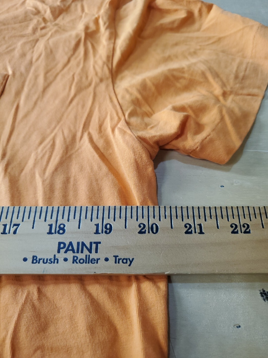 Vtg Polo Ralph Lauren Embroidered Logo T Shirt Apricot Pocket Short Sleeve Med