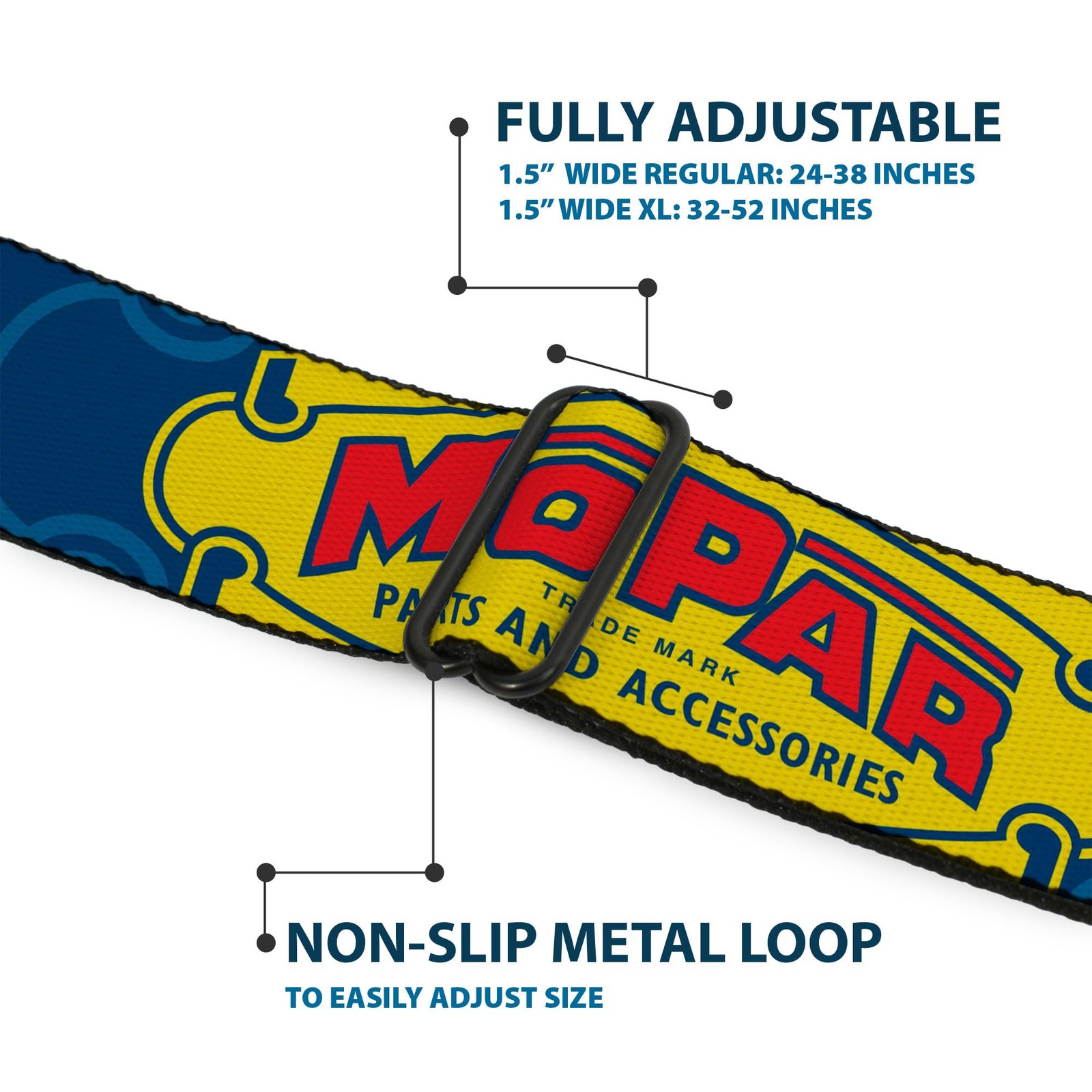 Belt Seatbelt Buckle Use Chrysler Engineered Mopar Parts And Blue 32 to 52 In…