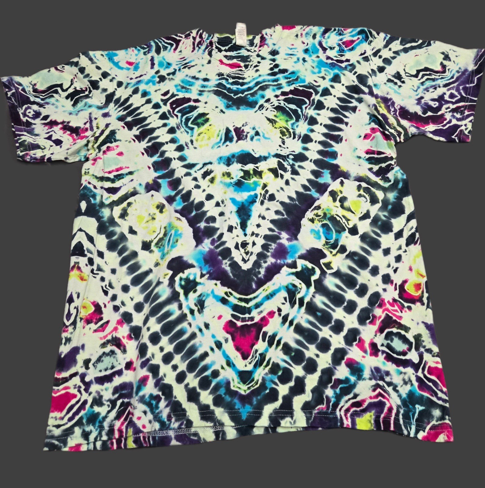 Hand Dyed Short Sleeve Tie Dye T Shirt Unisex For Men And Women