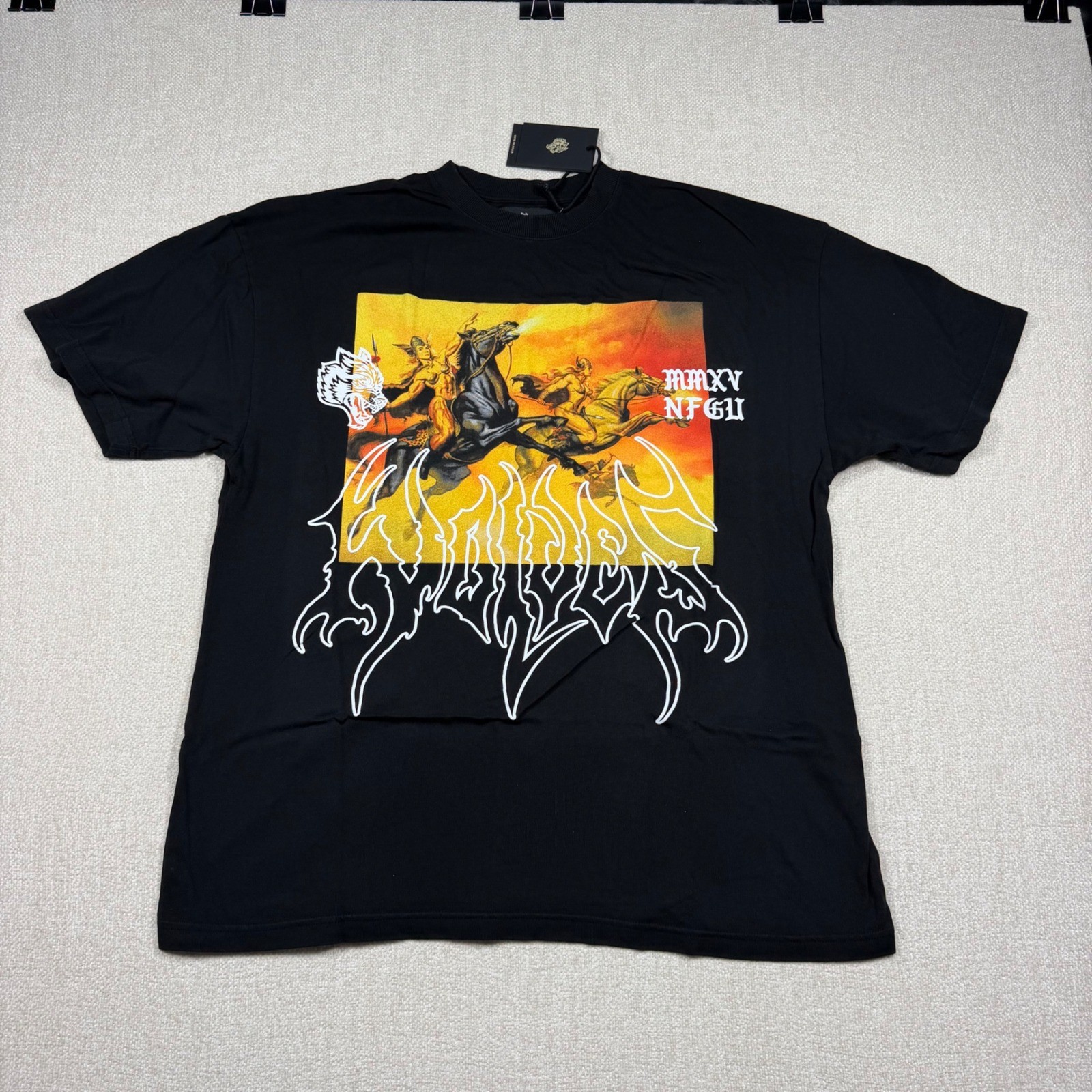 Darc Sport Valkyrie Premium Tee Black Large Wolves NFGU Limited Edition 280/1000