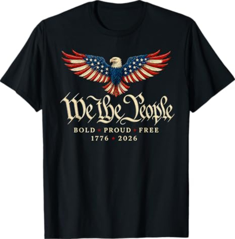 250th Anniversary USA Shirt Patriotic Eagle 1776 2026 Flag Tees T Shirts for Men