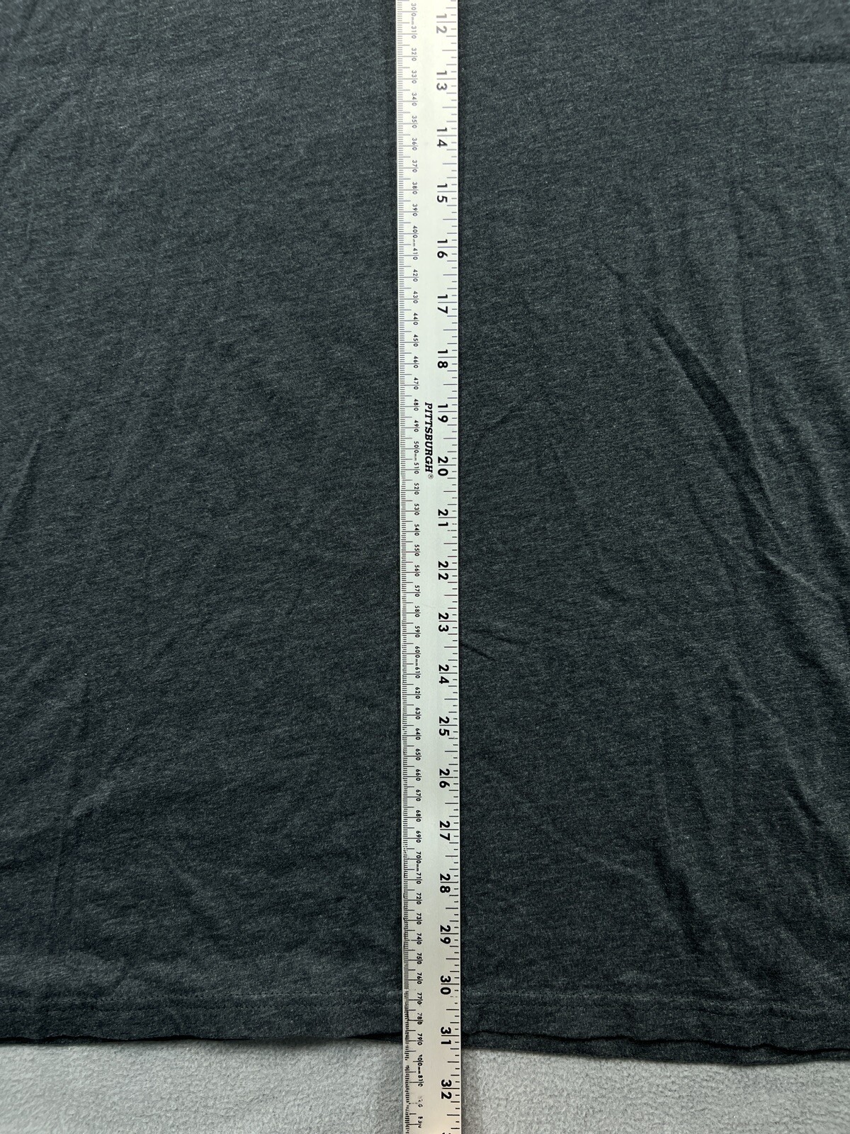 Doug Wood T Shirt Mens XL P2P 25in Gray Confront the Beast Tee Graphic