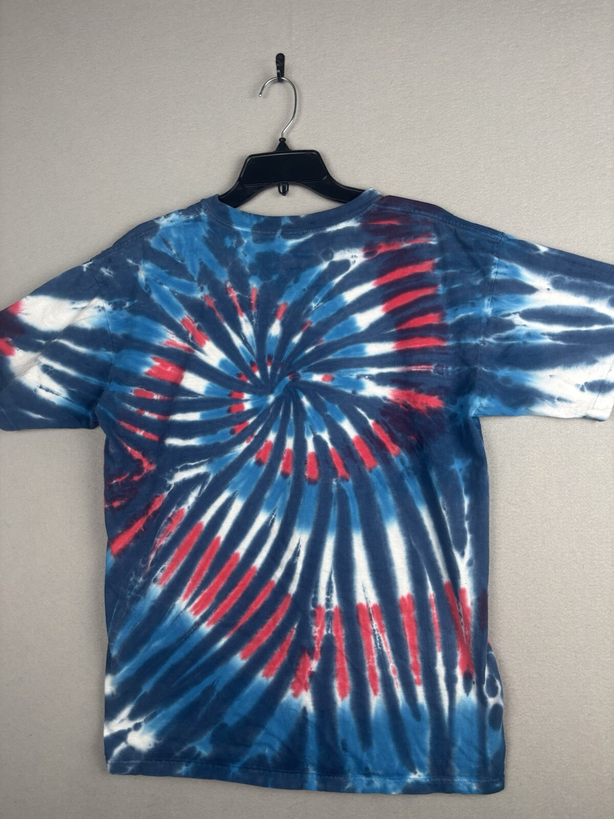 Sundog Hand Dyed Tee Mens L Lg Blue Tie Die Fastpitch 09 Summer Hippie Punk 4166