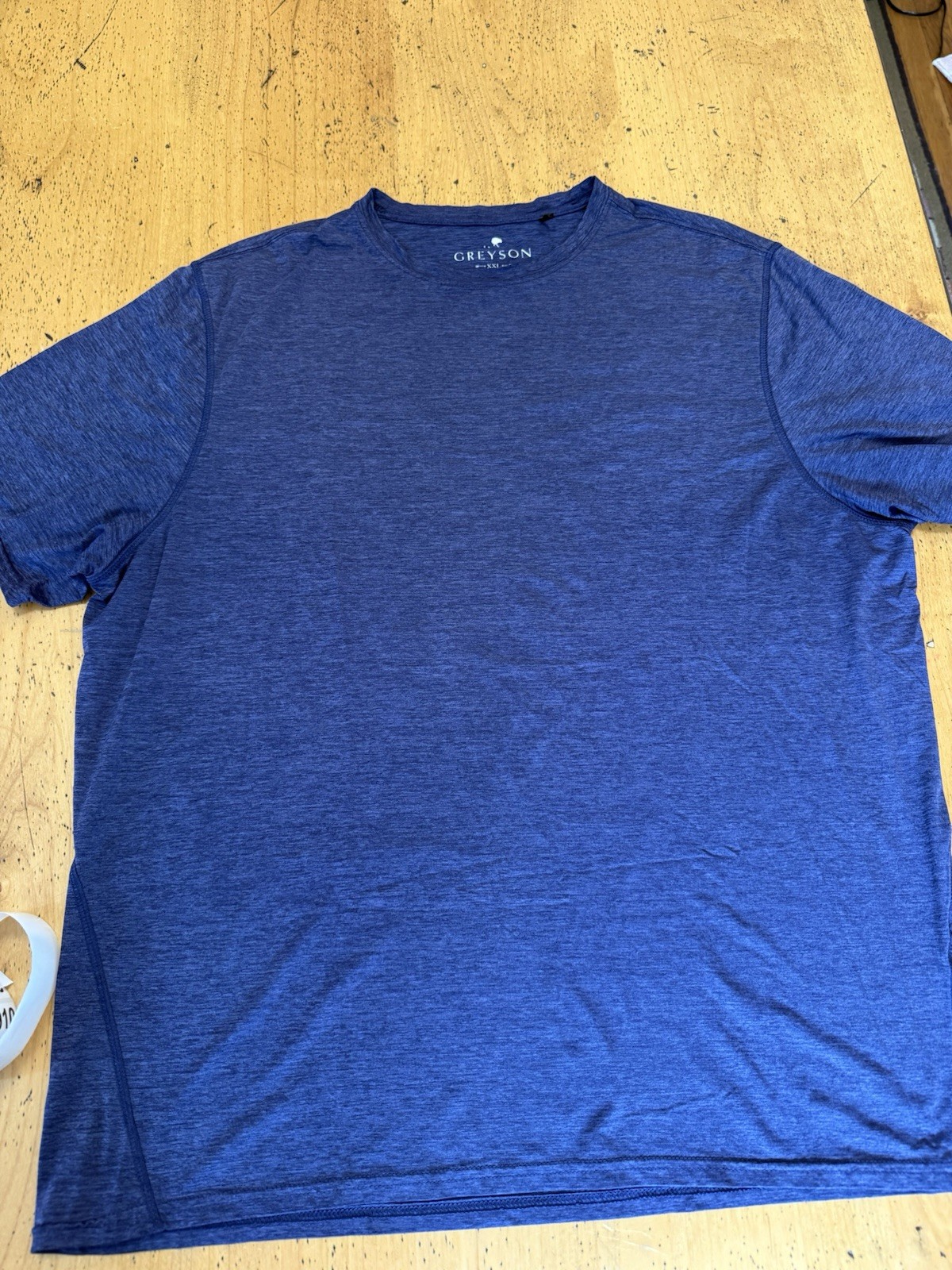 Greyson Xxl Golf Performance Brrr Tech-UPF-4 Way Stretch Tee-Navy-
