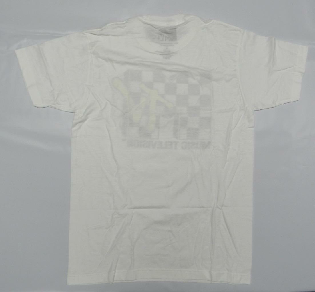 New MTV Music Television Mens S-M-L-XL-2XL-3XL White 90&rsquo;s Style Shirt $22