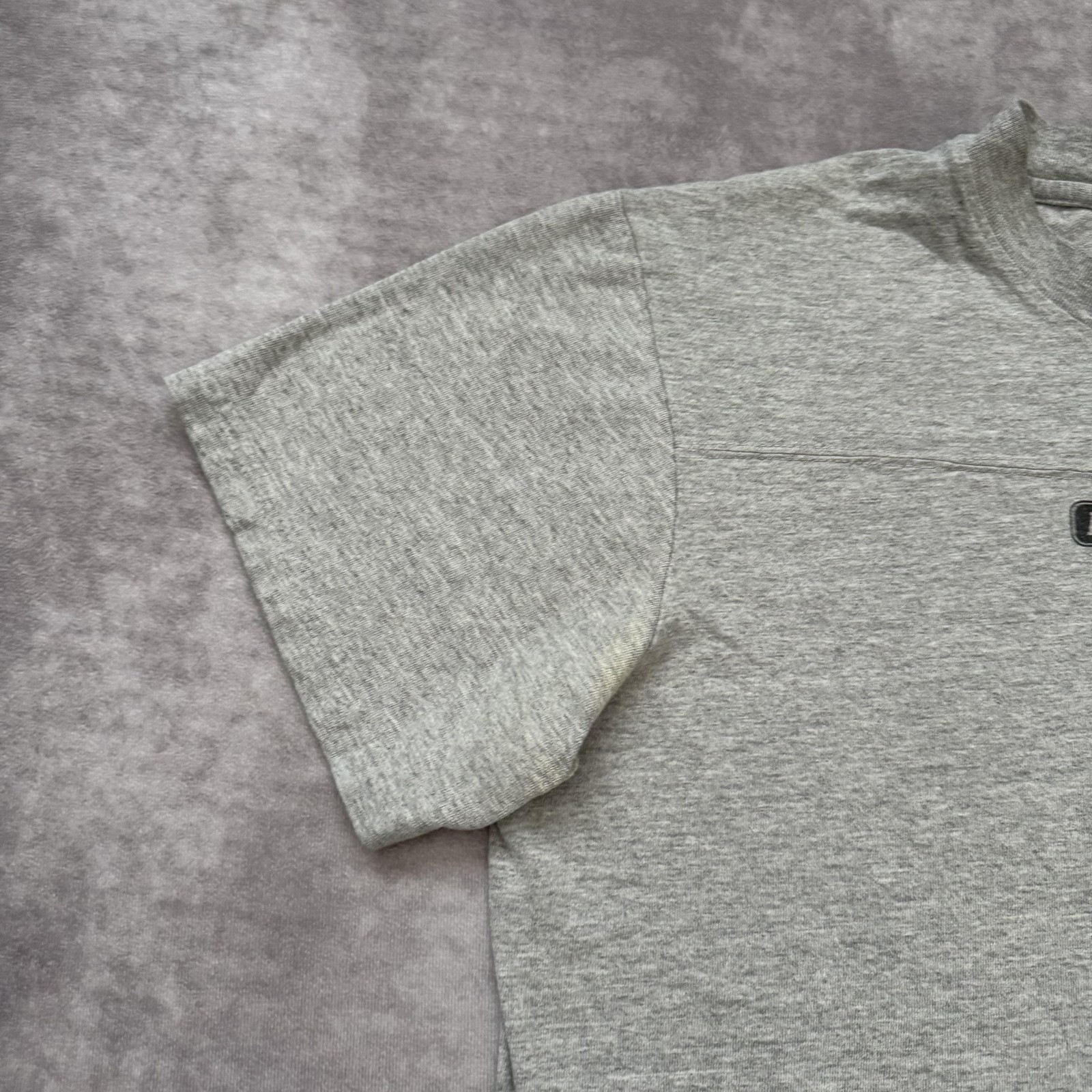 Vintage Adidas Athletic Dept Shirt Mens S Gray Logo Soccer Y2K