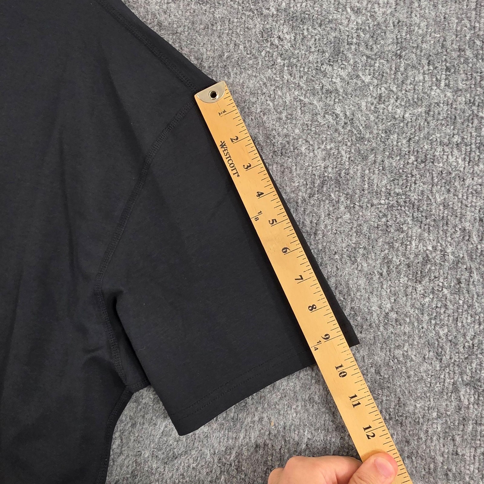 Bylt Shirt Mens 2XL Drop Cut Lux Black Premium Basics Crewneck Tee Minimalist