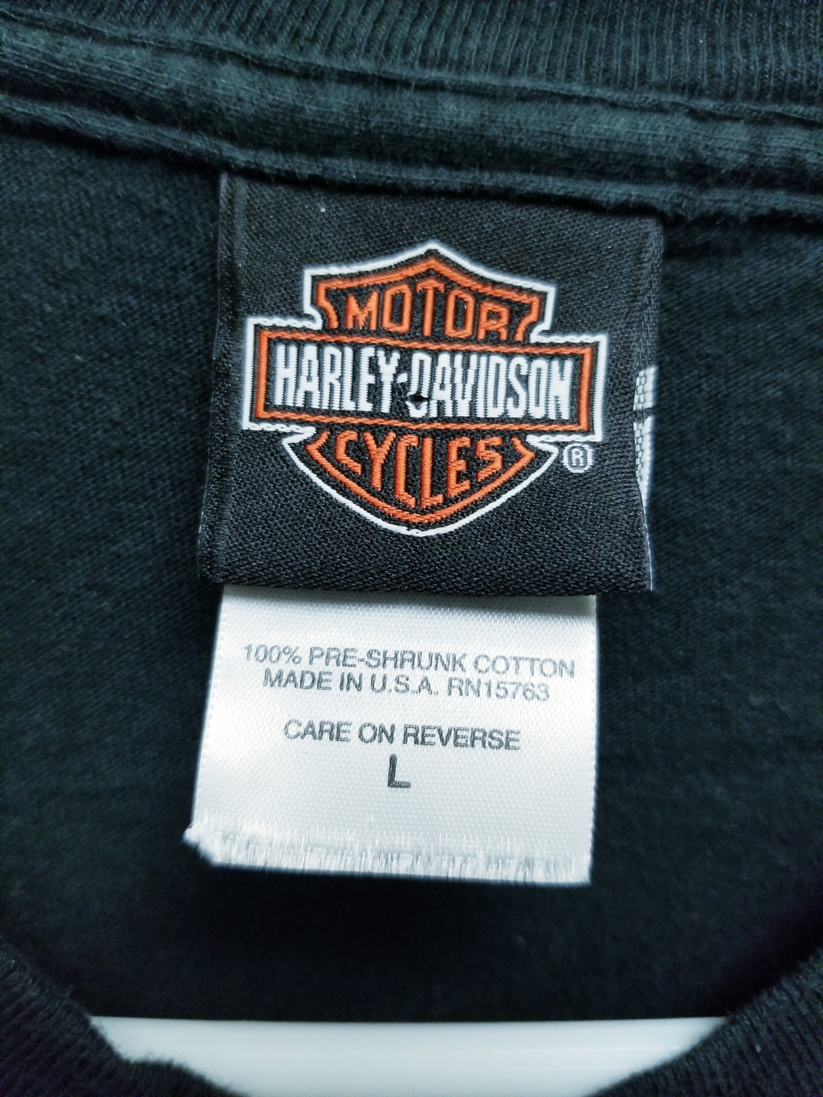 Vintage Y2k Harley Davidson T Shirt Size Large Motorcycle Wolf