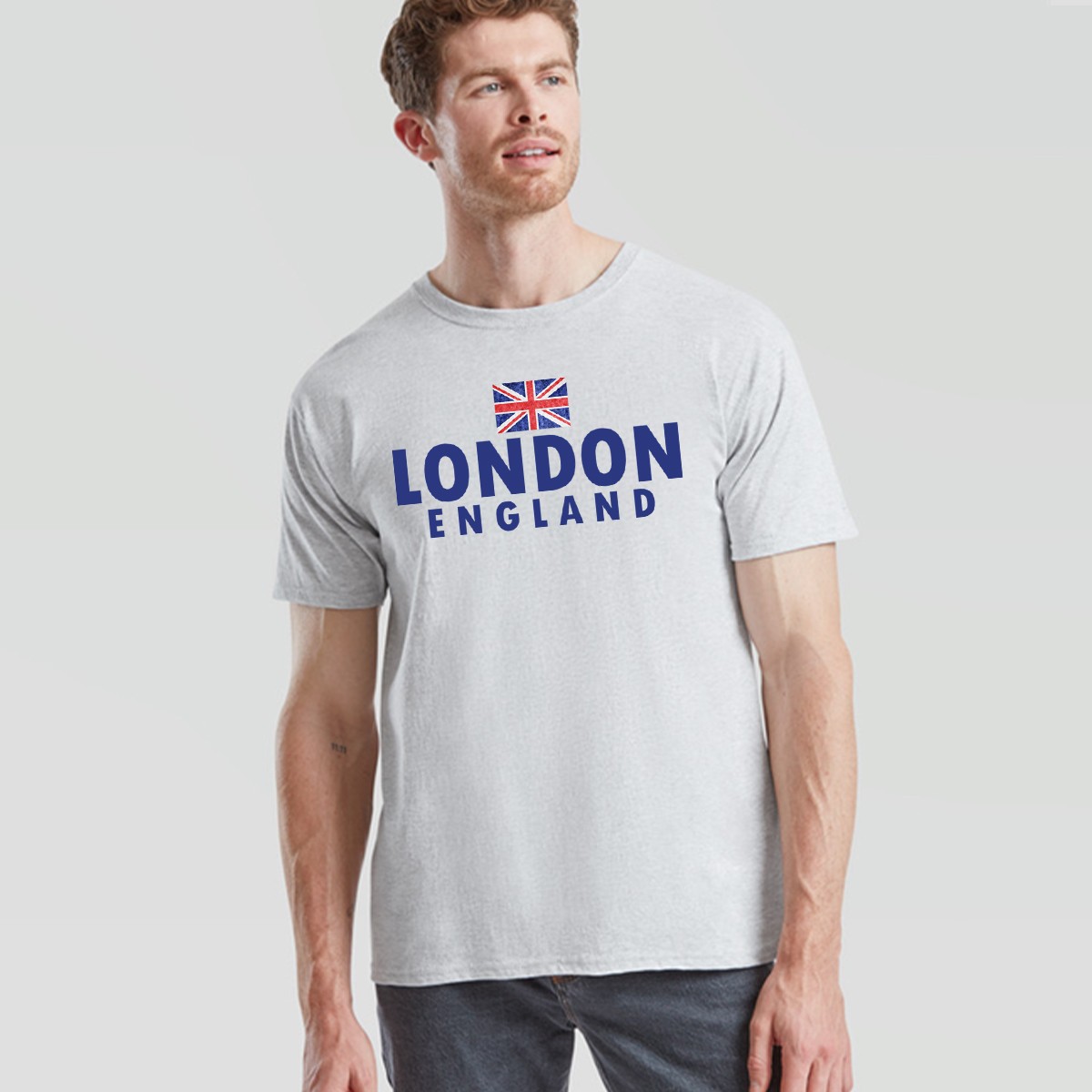 London England Union Jack Flag Cities Travel Mens T-Shirt Womens Tee