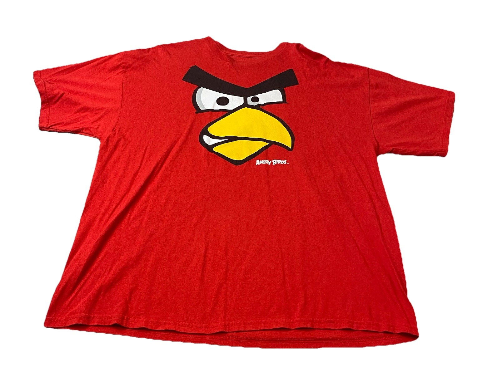 Angry Birds by Fifth Sun T Shirt Adult 2XL Red Video Game Casual