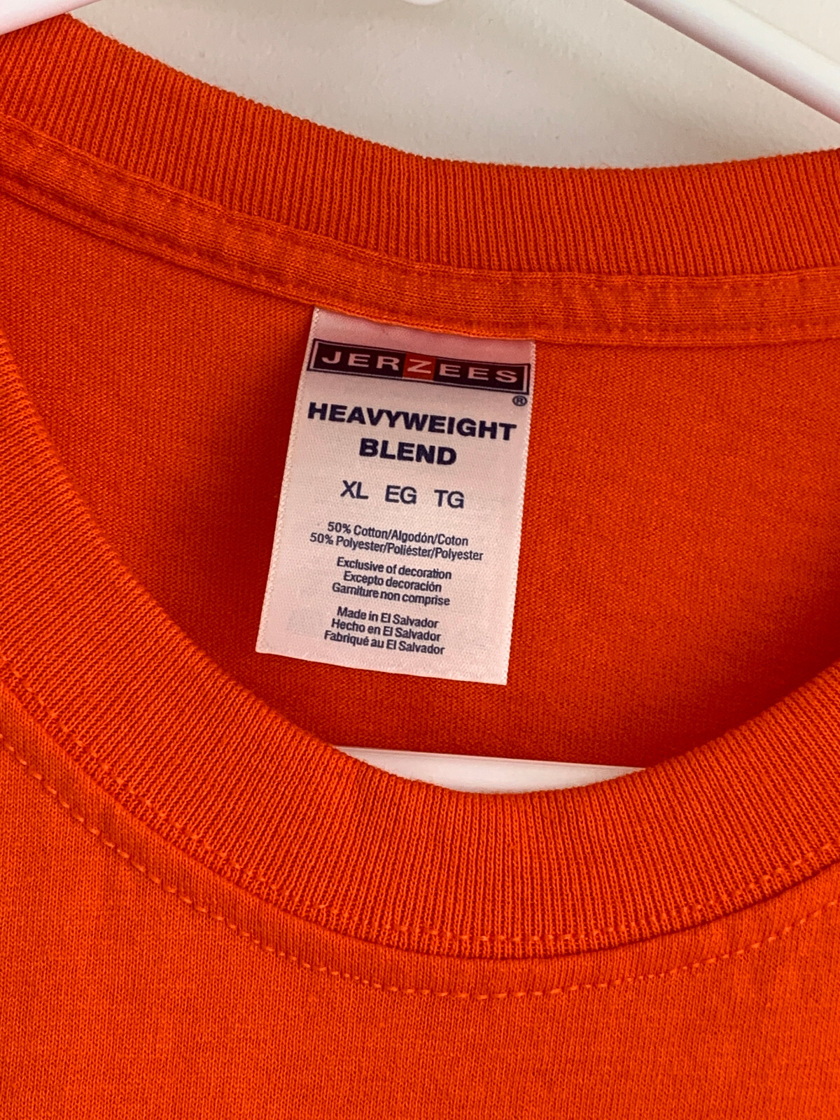 JERZEES Heavyweight Blend 50/50 – Short Sleeve T-shirt – Burnt Orange