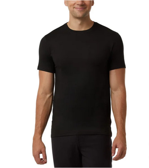 32º DEGREES 3 Pack Men&rsquo;s Cool Tee | Black | Small