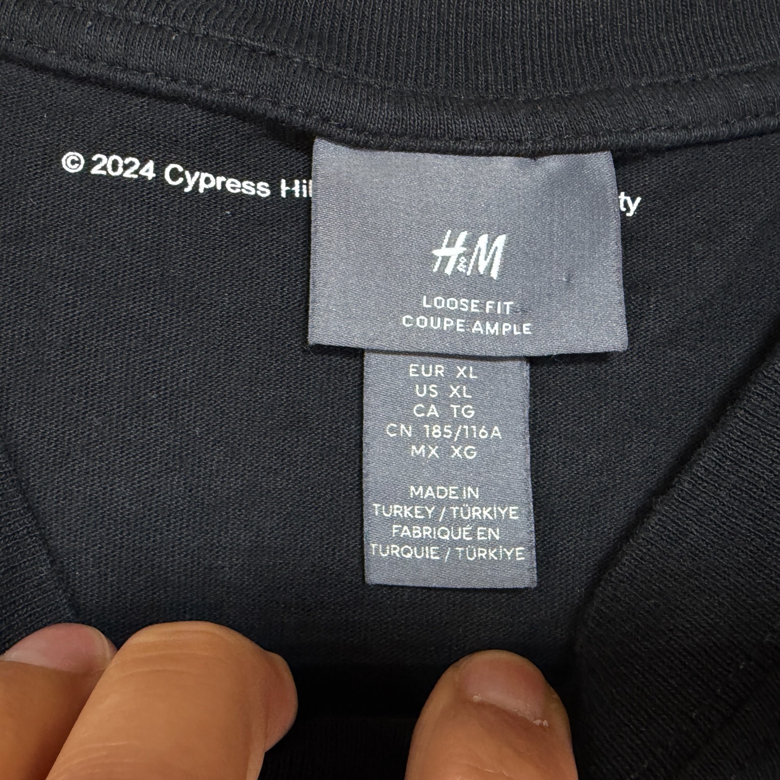 H&M Cypress Hill IV Album Loose Fit T-Shirt Men&rsquo;s Size XL