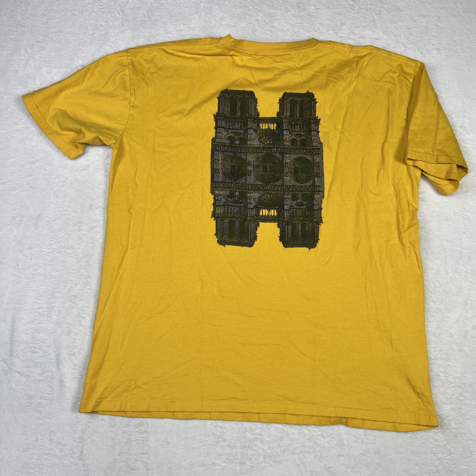 Honoré Wicker Park Men&rsquo;s 2XL Not a French Brand Designer T Shirt Yellow