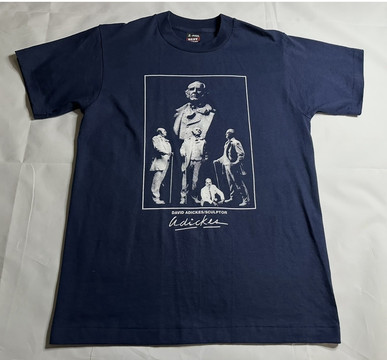 David Adickes/Sculptor USA VINTAGE Single Stitch T-Shirt Men’s M FREE SHIPPING