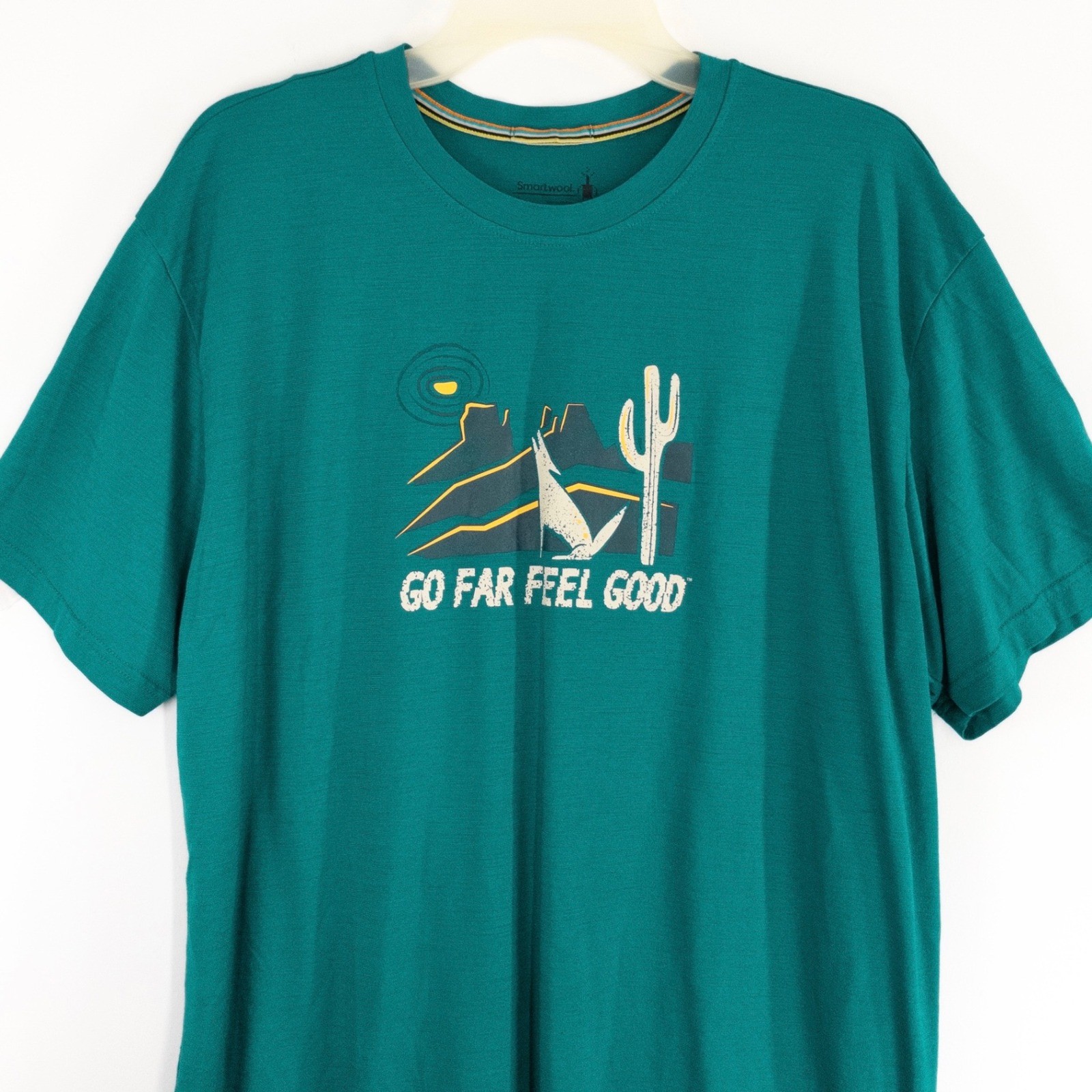 Smartwool Men&rsquo;s XL Moonlight Desert Graphic Tee Go Far Feel Good Merino Wool