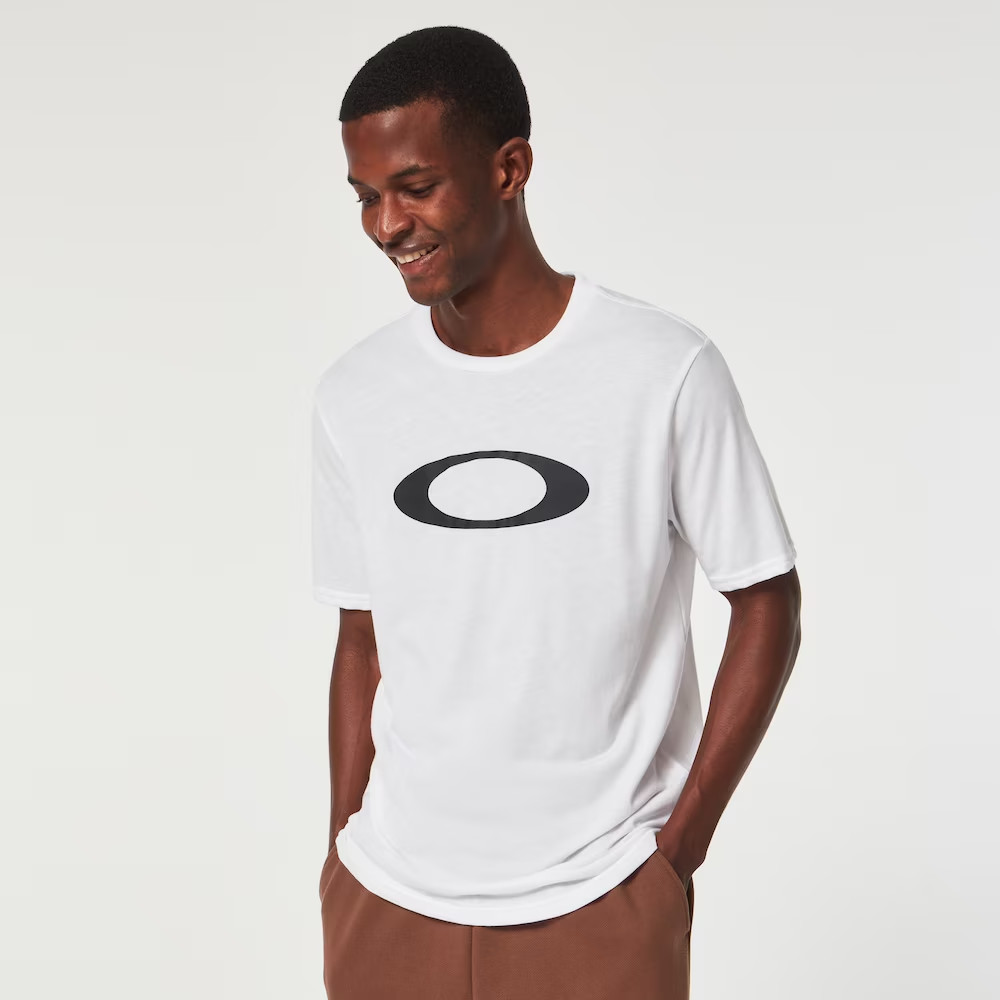 Oakley O-Bold Ellipse Short Sleeve Tee Crew Neck T-Shirt White/Black XXLarge