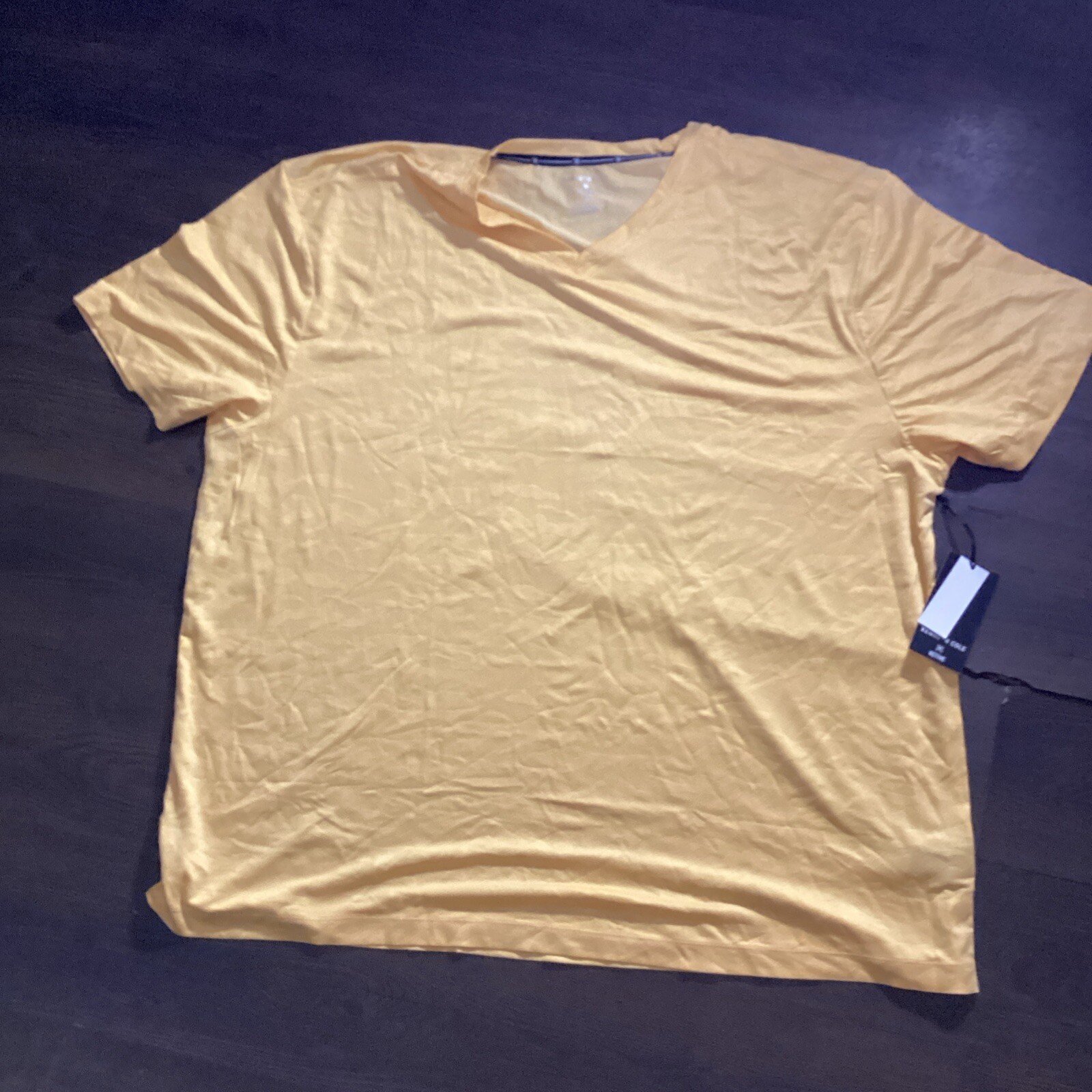 Kenneth Cole Men&rsquo;s T- Shirt Stretch V Neck Active Shirt Size 3X