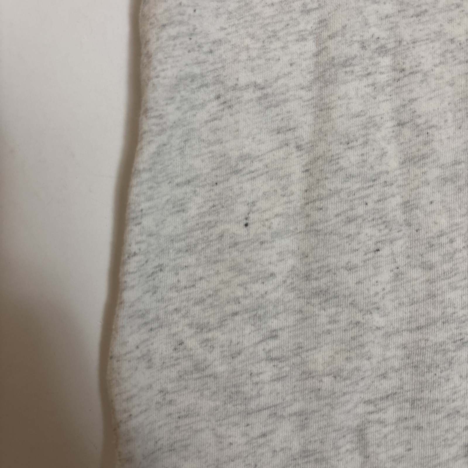 Club Monaco Men’s M White/Gray Heathered Short Sleeve T-Shirt