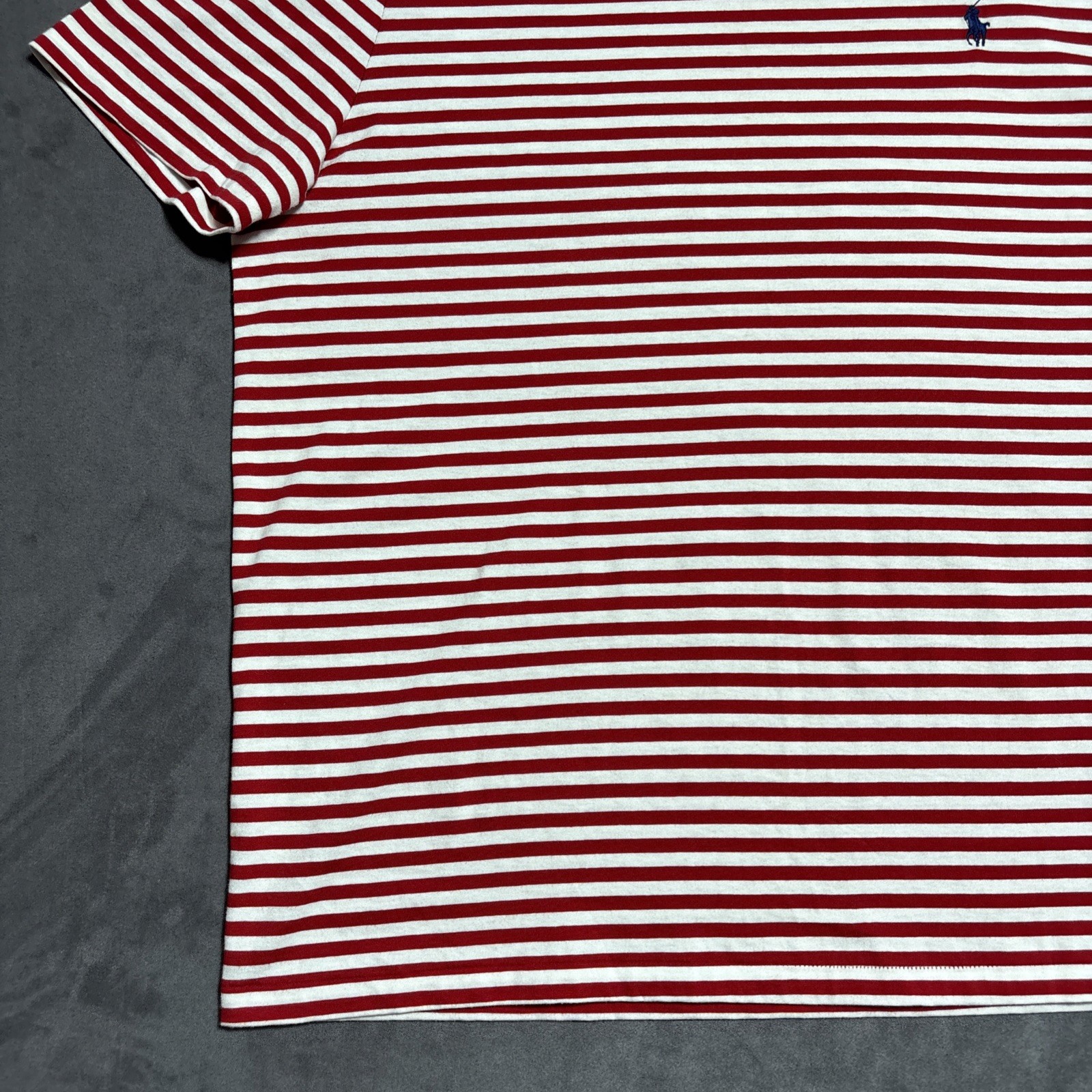 Polo Ralph Lauren Shirt Men&rsquo;s XL Red White Custom Fit Slim Where’s Waldo